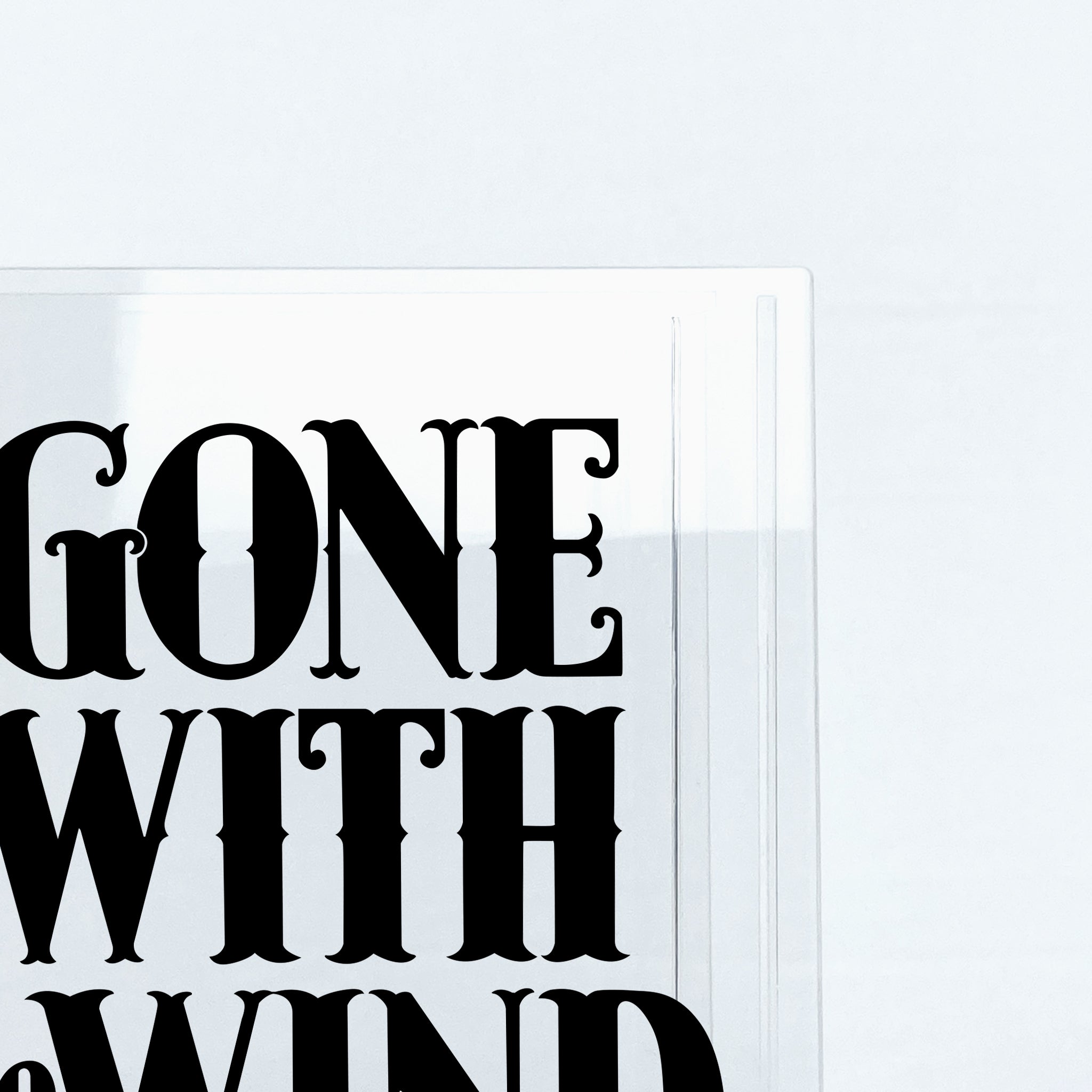 Gone with the Wind Acrylic Book Vase
