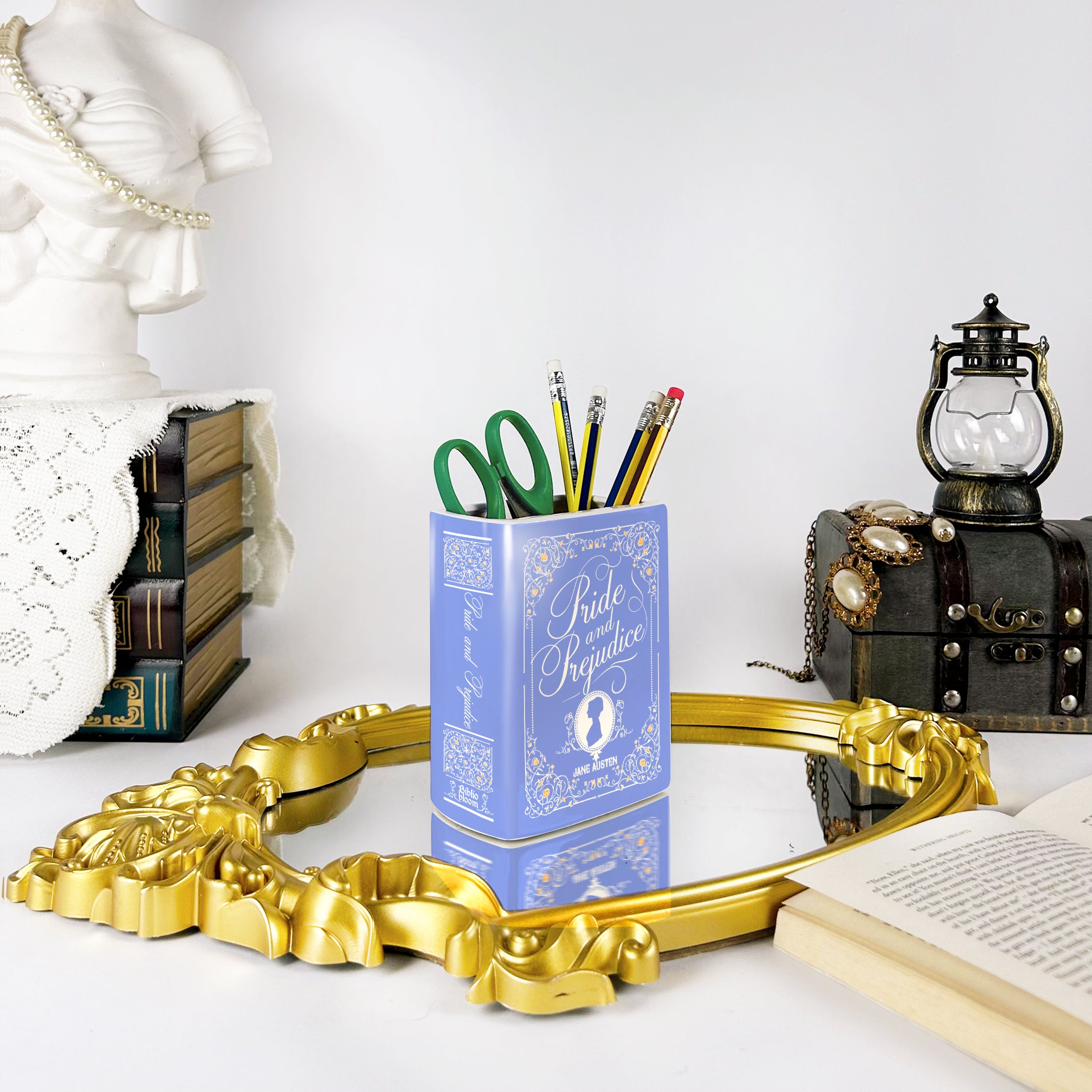 Pride and Prejudice Ceramic Book Vase - II - Small