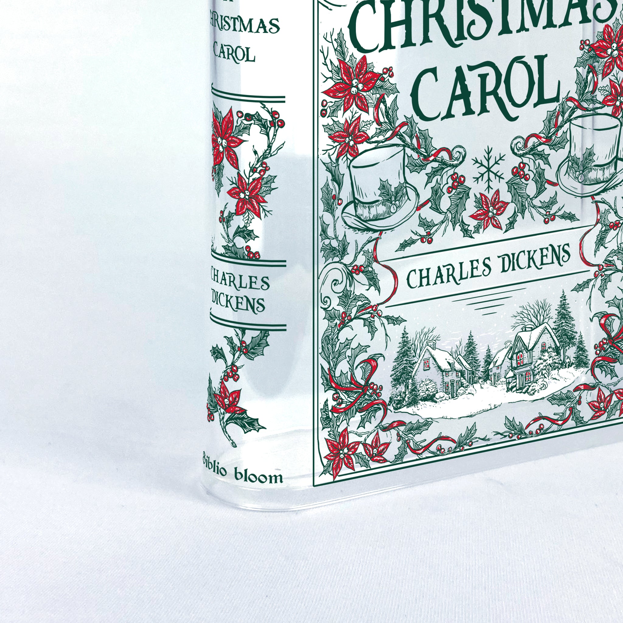 A Christmas Carol Acrylic Book Vase