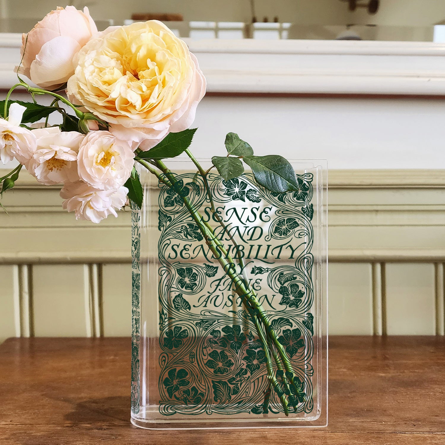 Sense and Sensibility Acrylic Book Vase