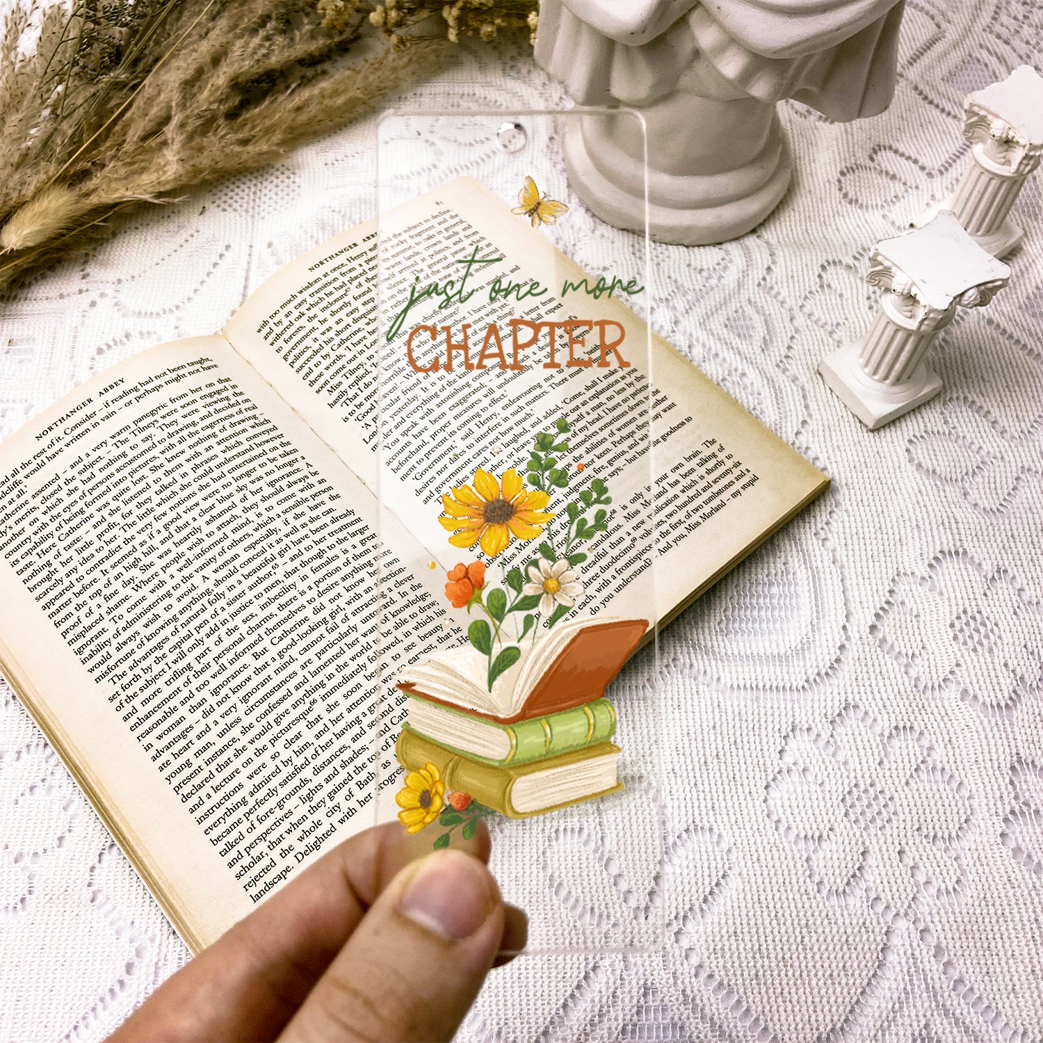 Just One More Chapter Acrylic Bookmark