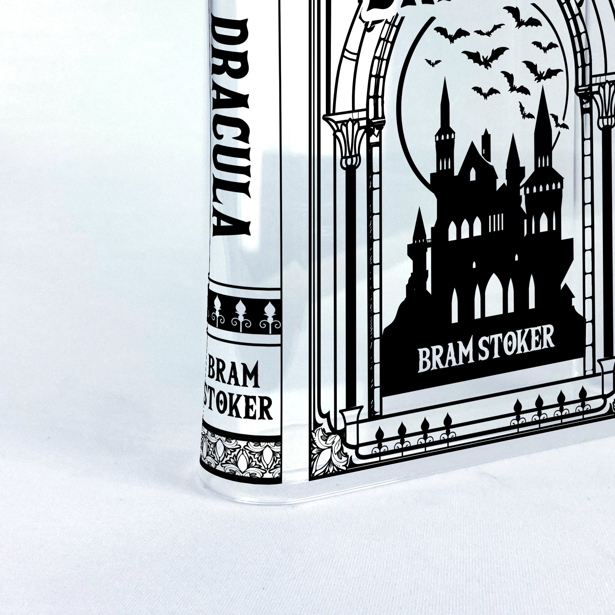 Dracula Acrylic Book Vase - Black