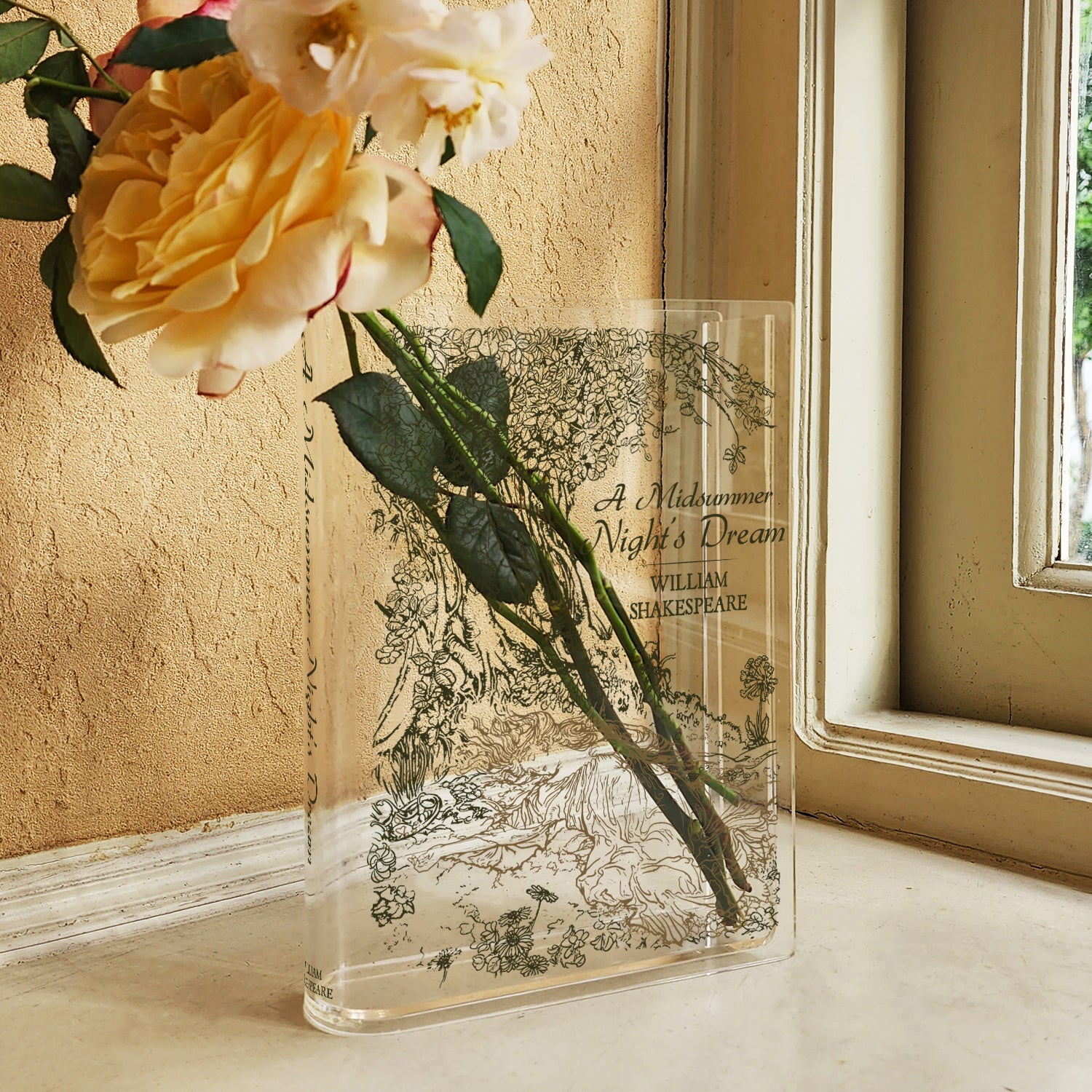 A Midsummer Night's Dream Acrylic Book Vase