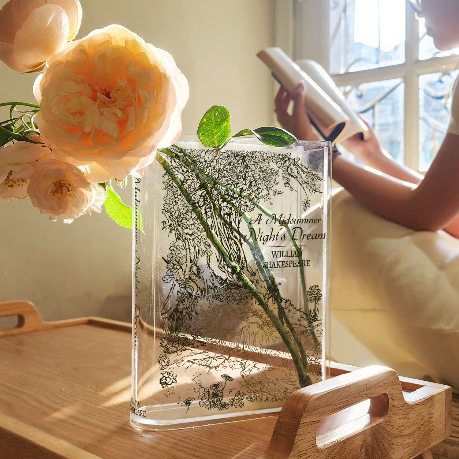 A Midsummer Night's Dream Acrylic Book Vase