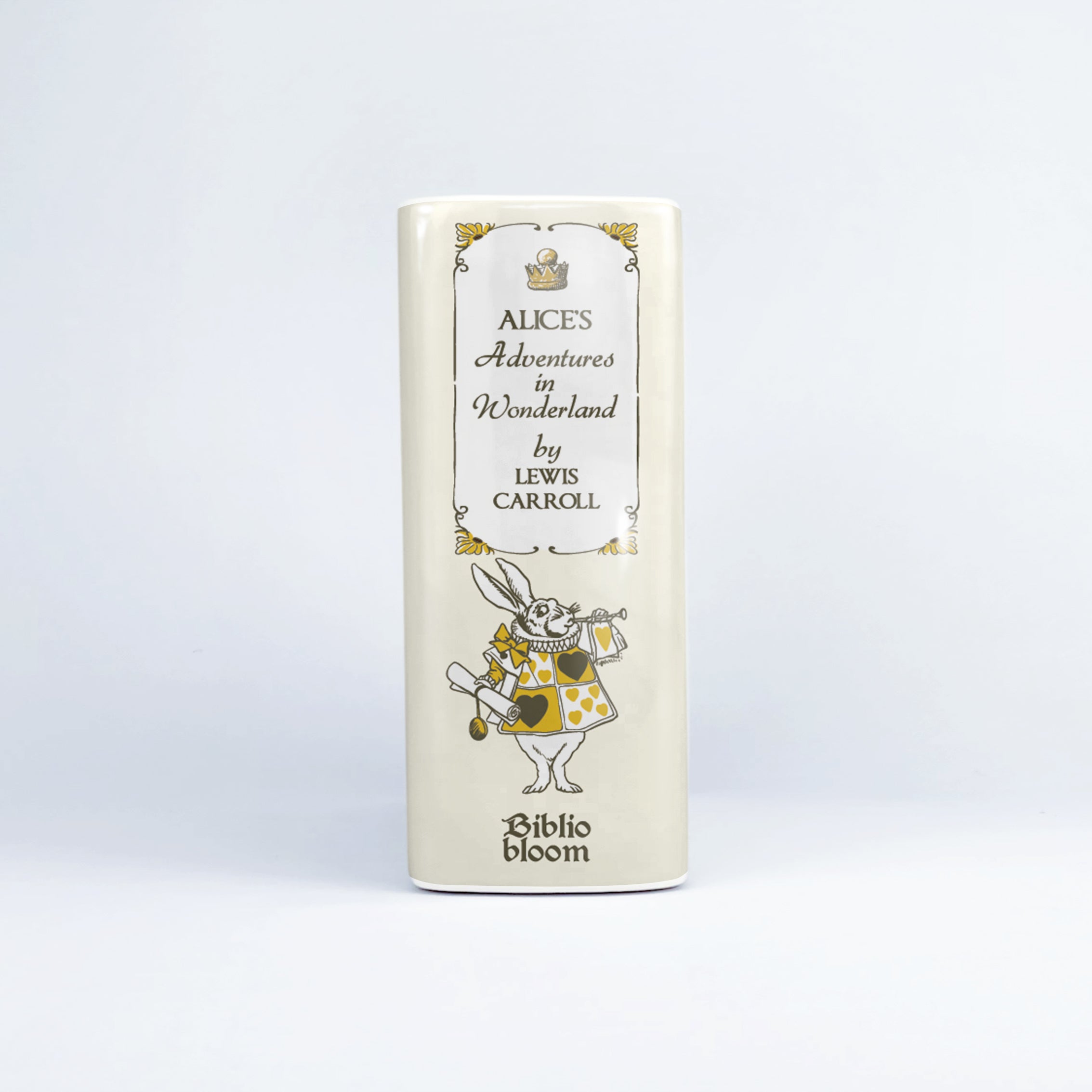 Alice in Wonderland Ceramic Book Vase II - Small