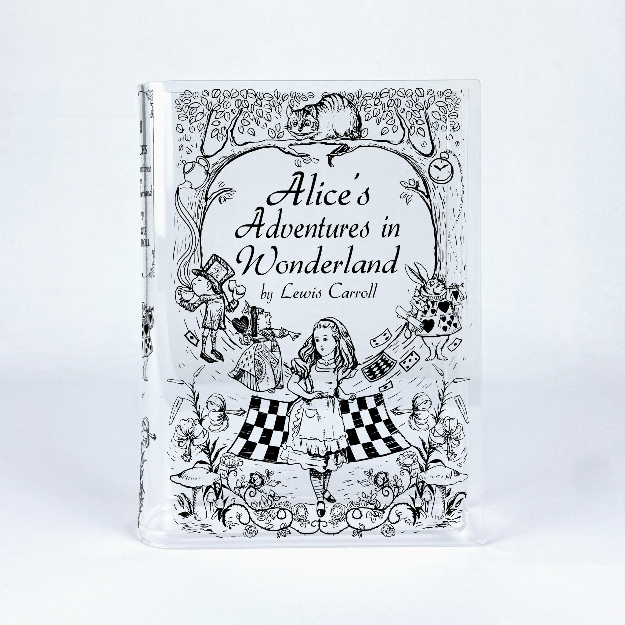 Alice in Wonderland Acrylic Book Vase - II