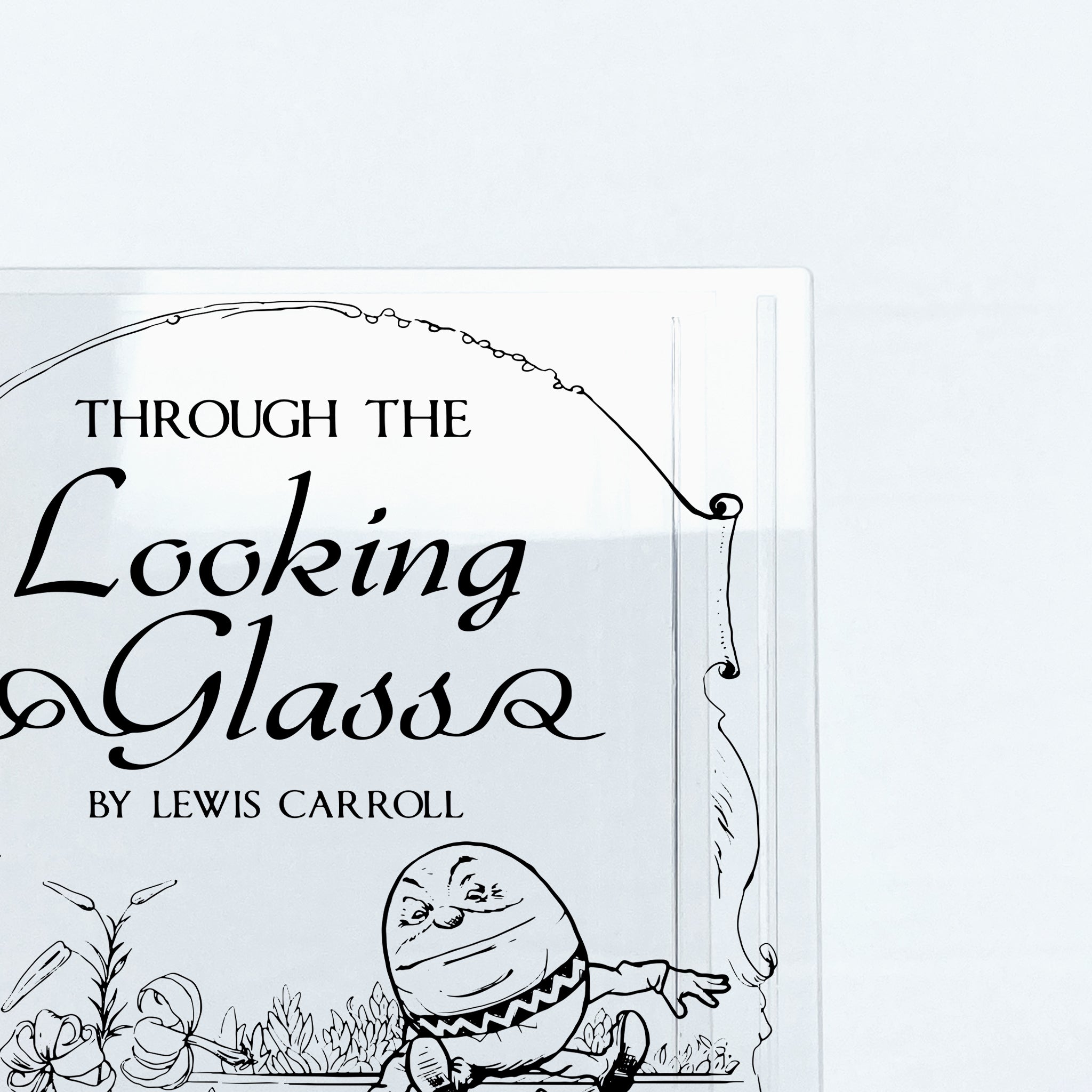 Through the Looking-Glass Acrylic Book Vase