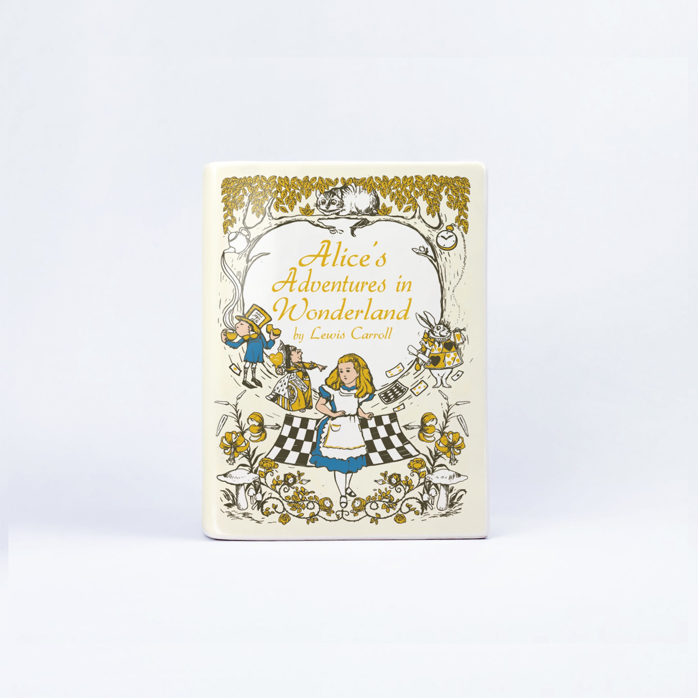 Alice in Wonderland Ceramic Book Vase II - Small