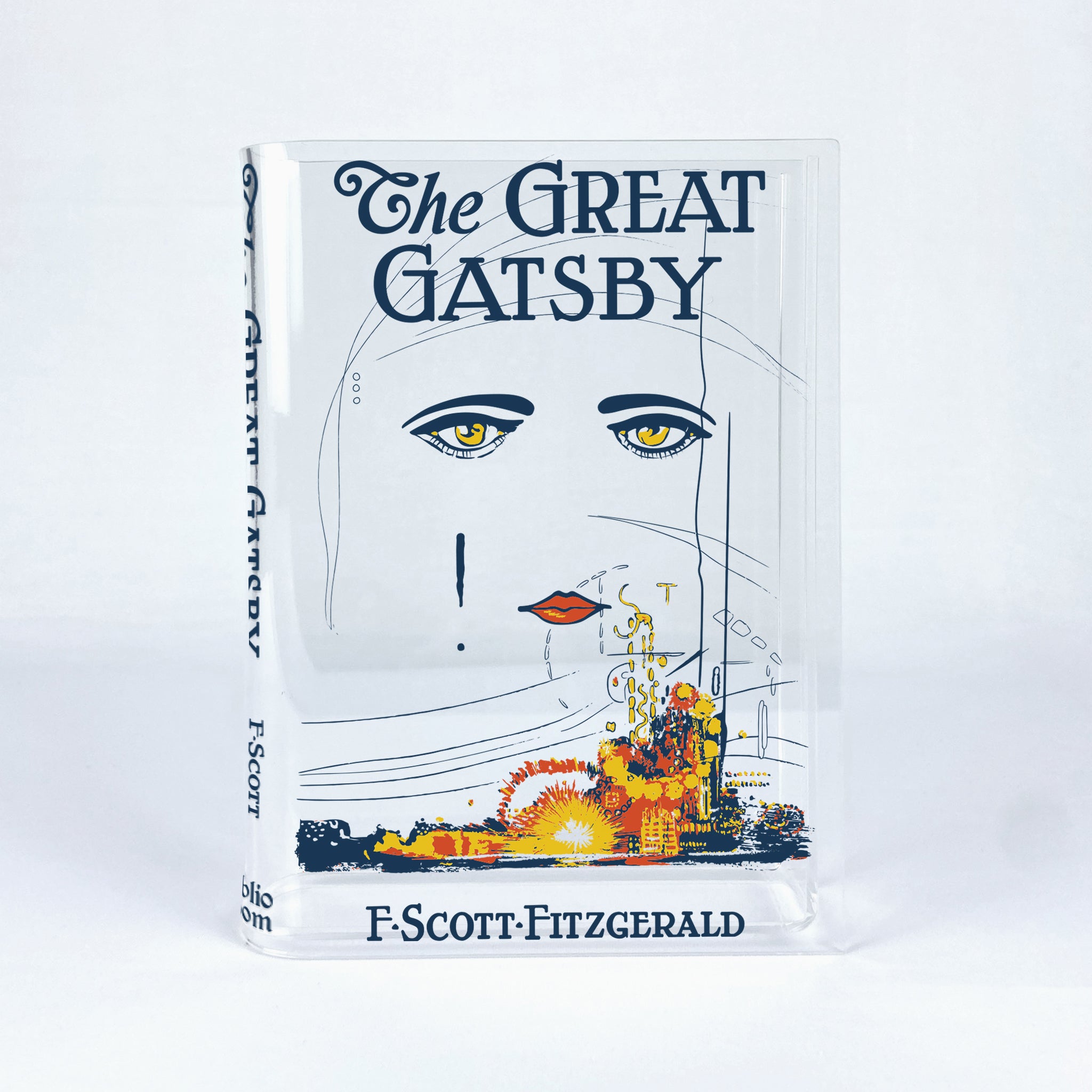 The Great Gatsby Acrylic Book Vase - Colorful