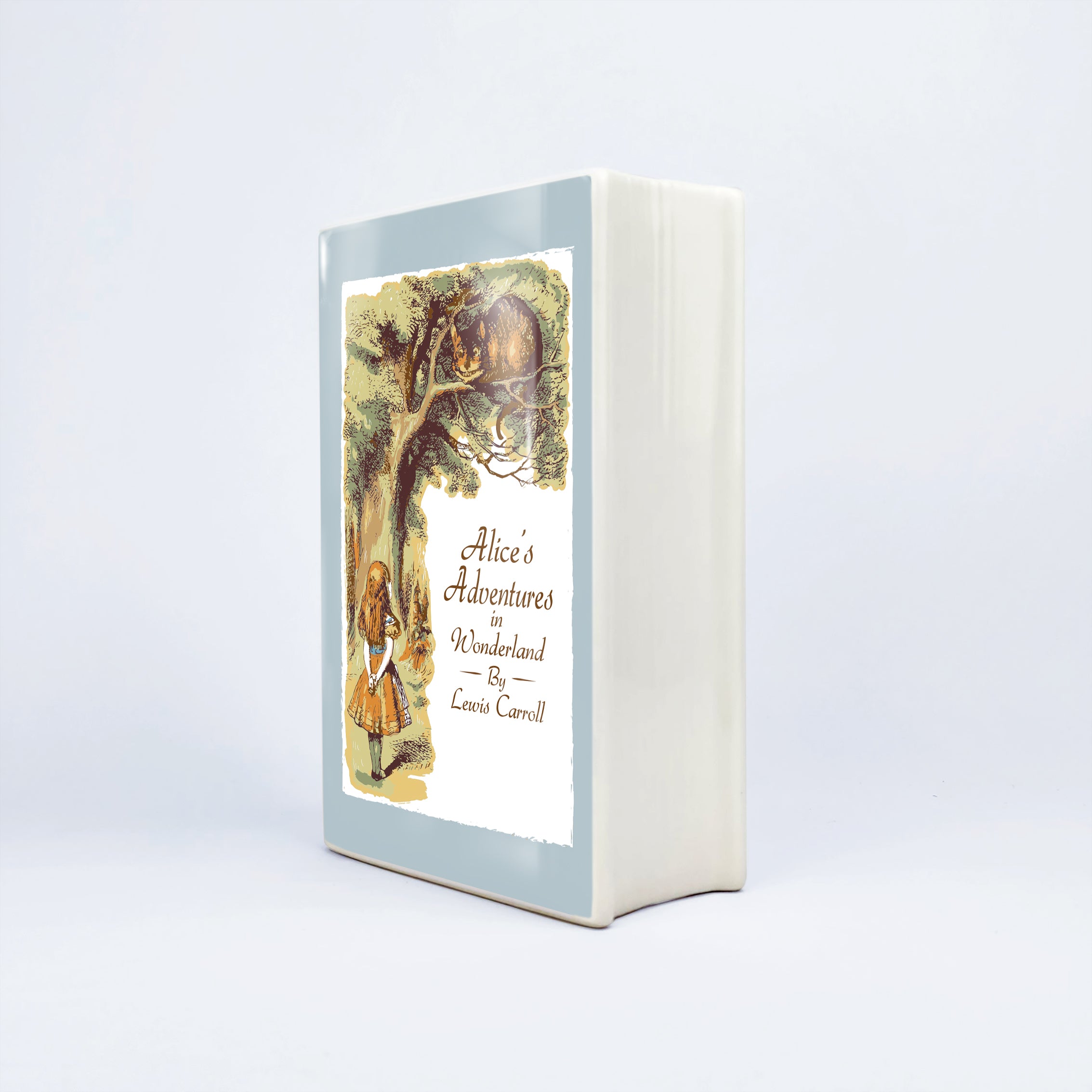 Alice in Wonderland Ceramic Book Vase - Large
