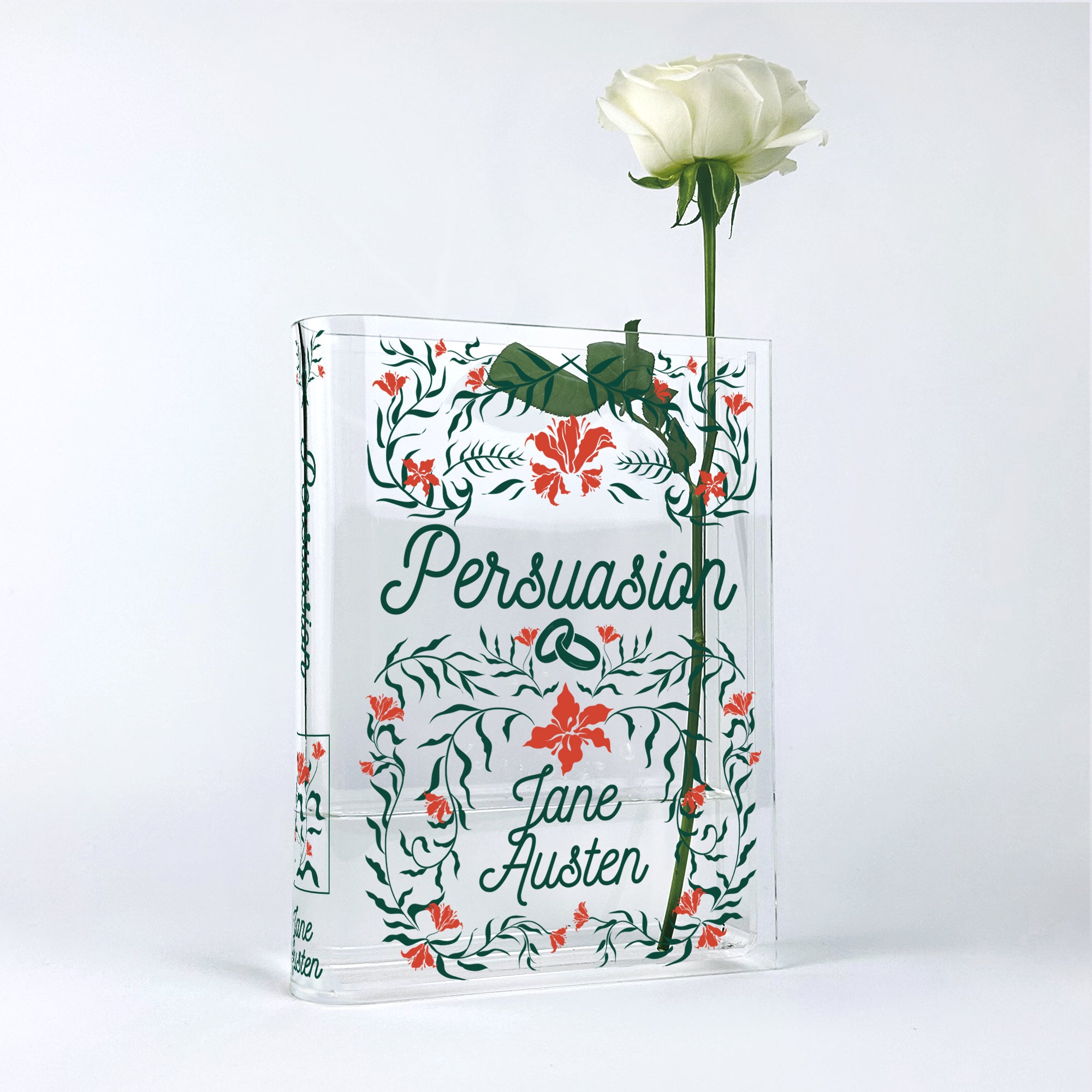 Persuasion Acrylic Book Vase - II