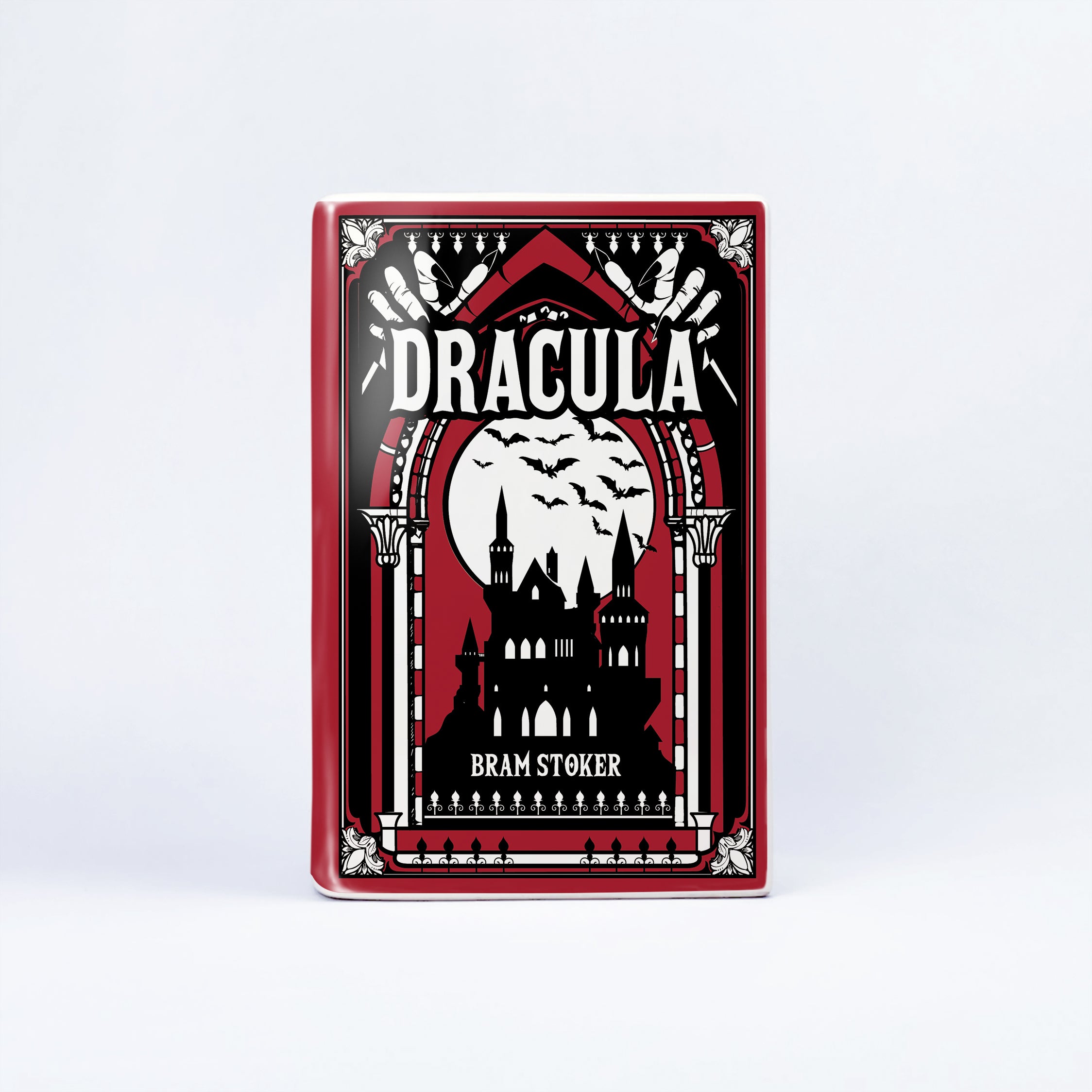 Dracula Ceramic Book Vase - Large