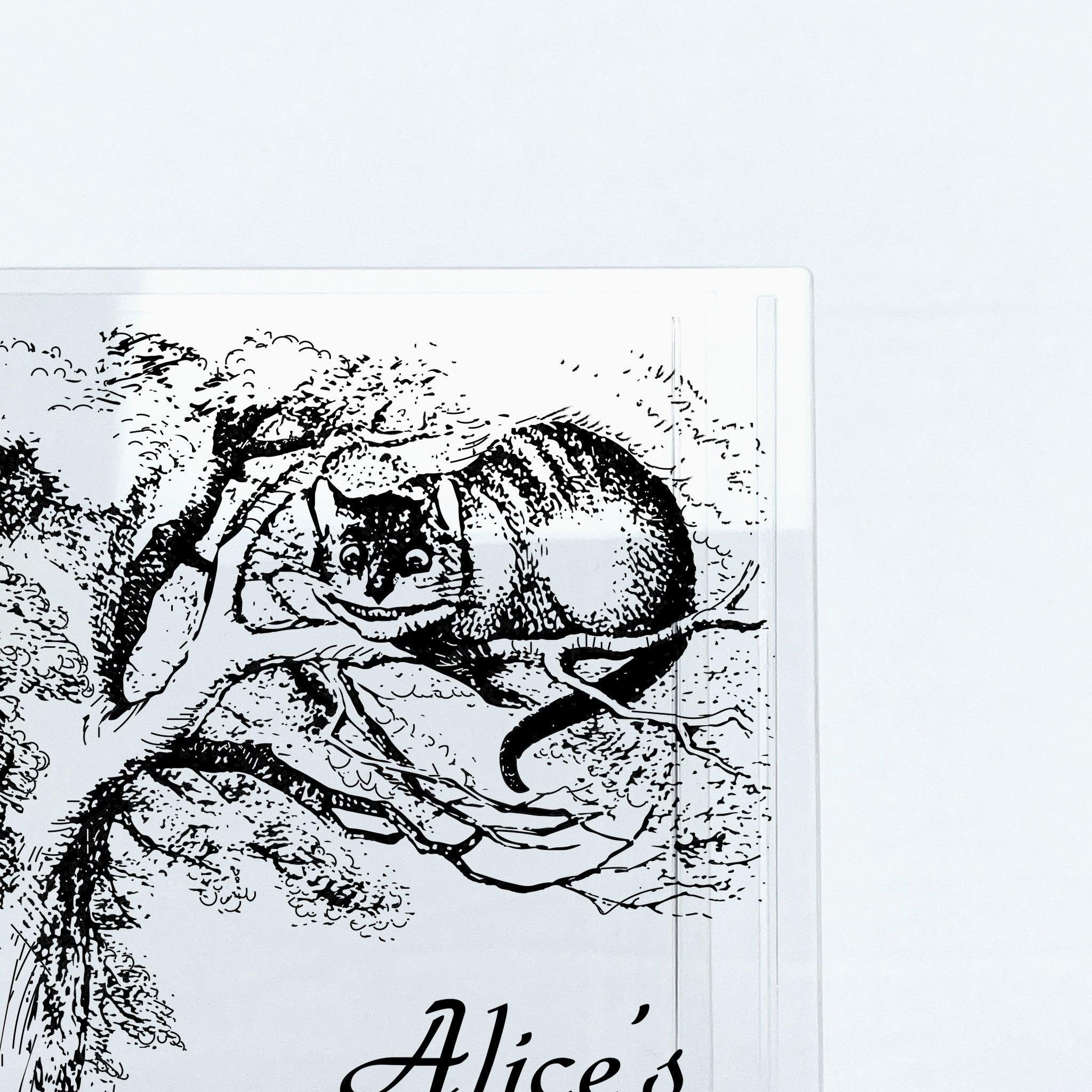 Alice in Wonderland Acrylic Book Vase