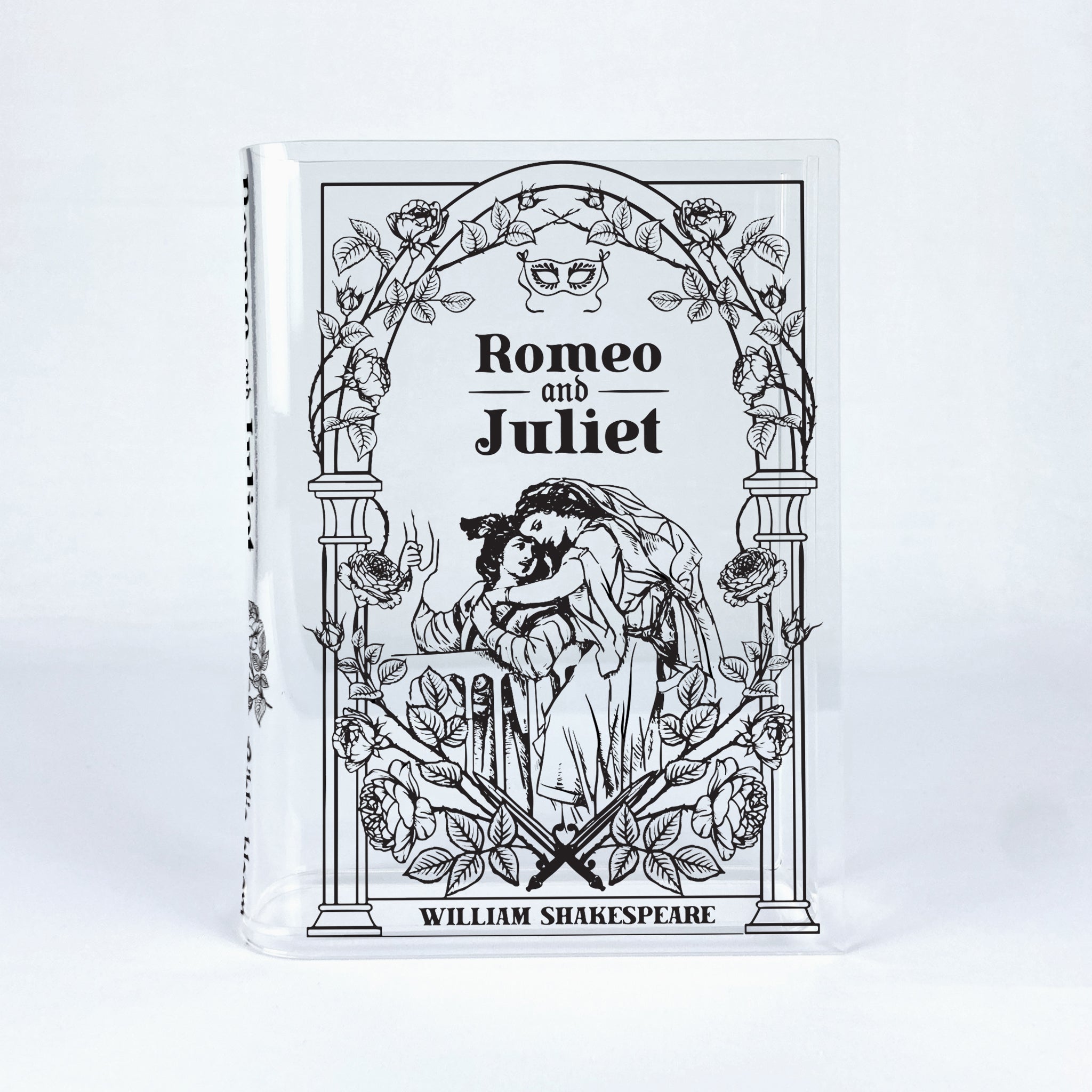Romeo and Juliet Acrylic Book Vase