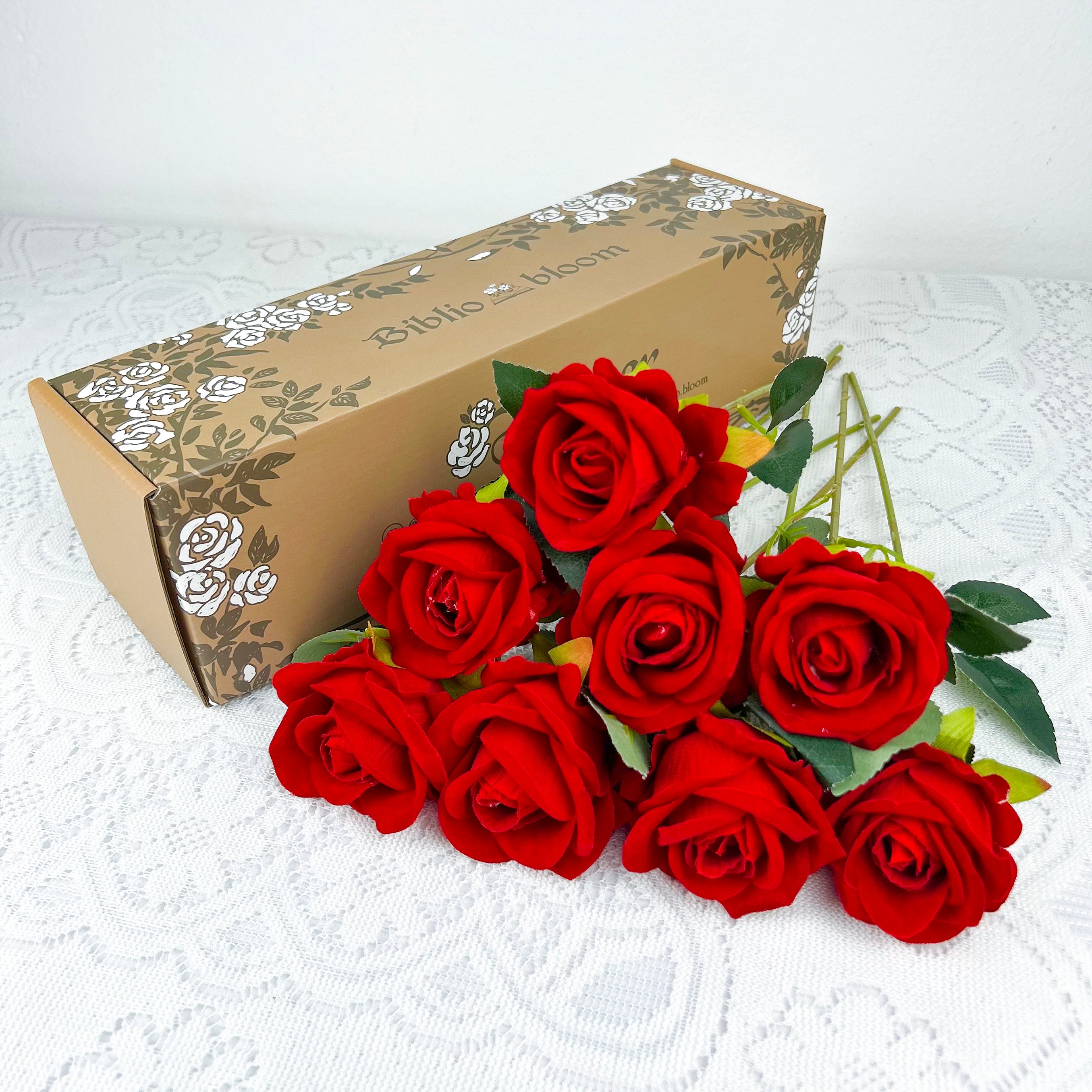 8PCS Artificial Roses