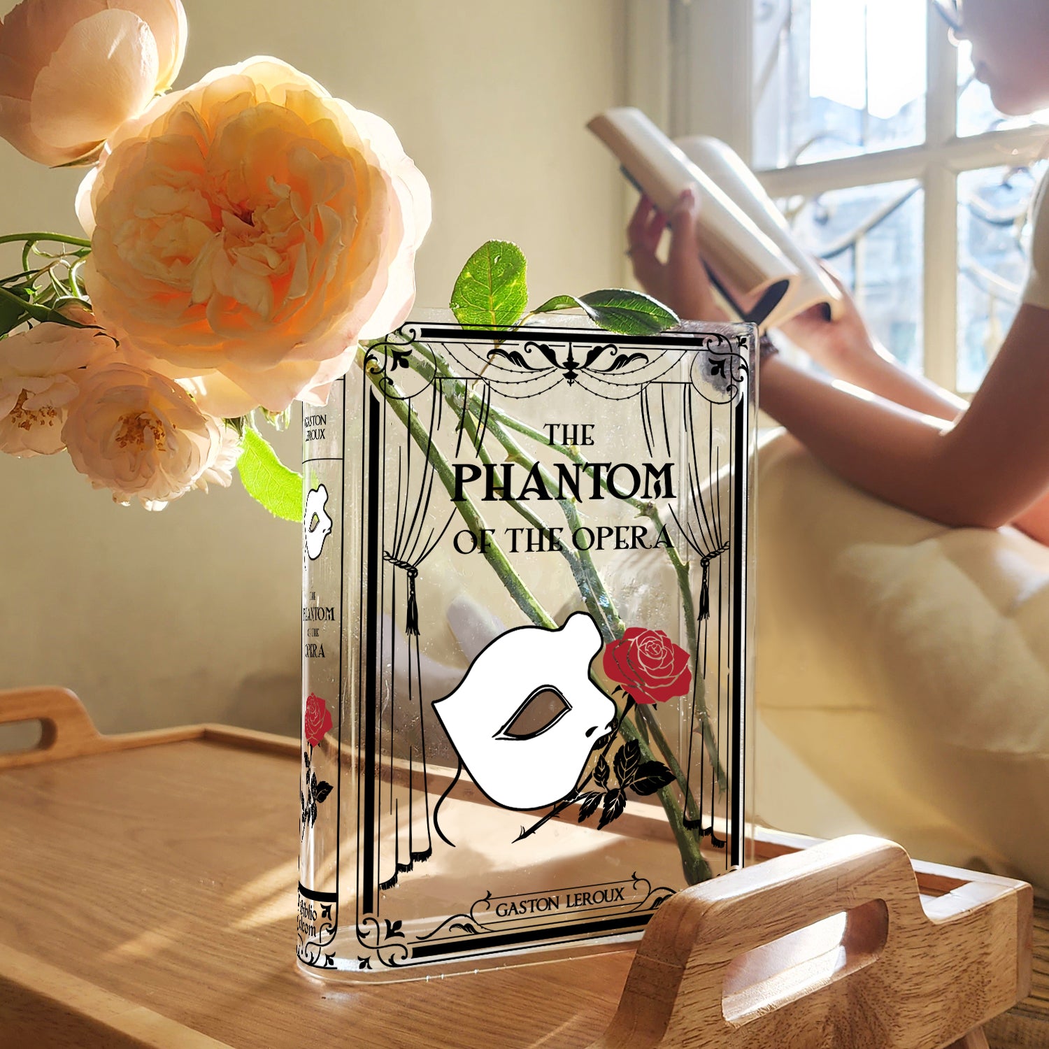 The Phantom of the Opera Acrylic Book Vase