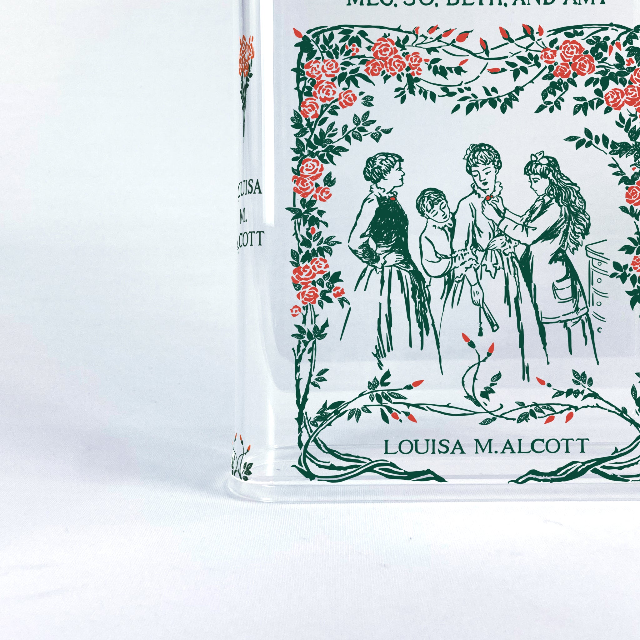 Little Women Acrylic Book Vase