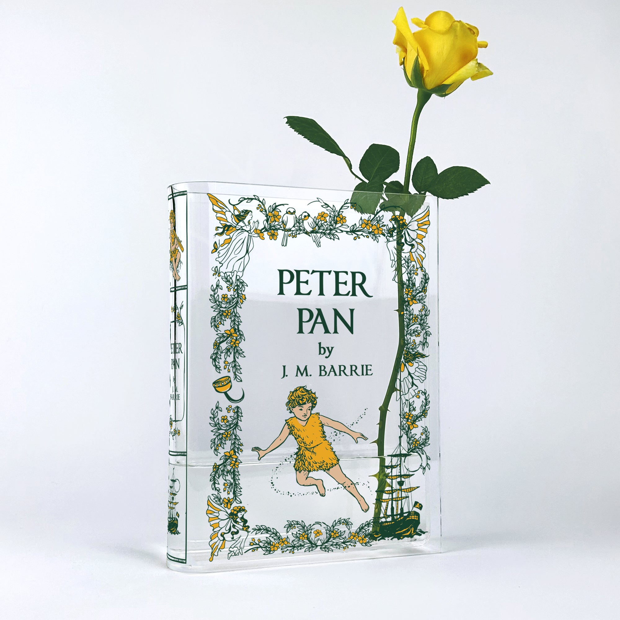 Peter Pan Acrylic Book Vase
