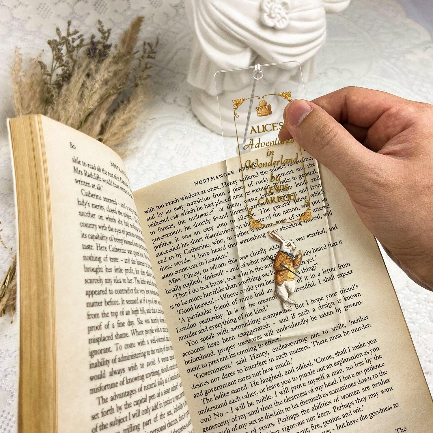 Alice's Adventures in Wonderland Acrylic Bookmark