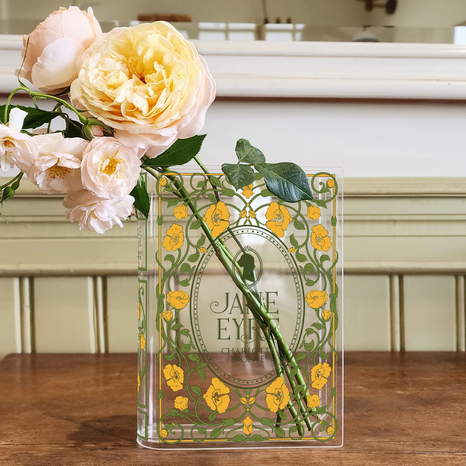 Jane Eyre Acrylic Book Vase - Colorful