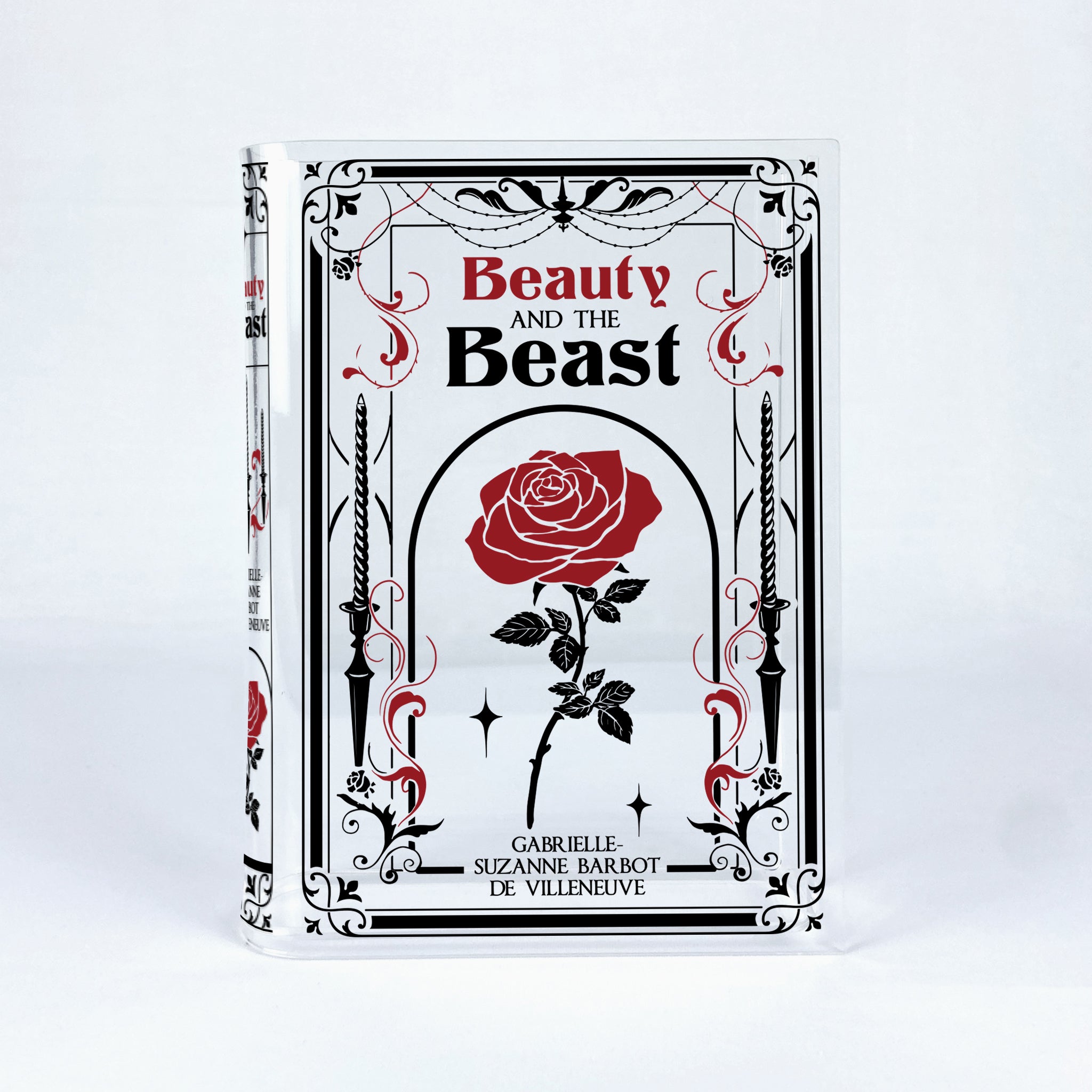 Beauty and the Beast Acrylic Book Vase - II