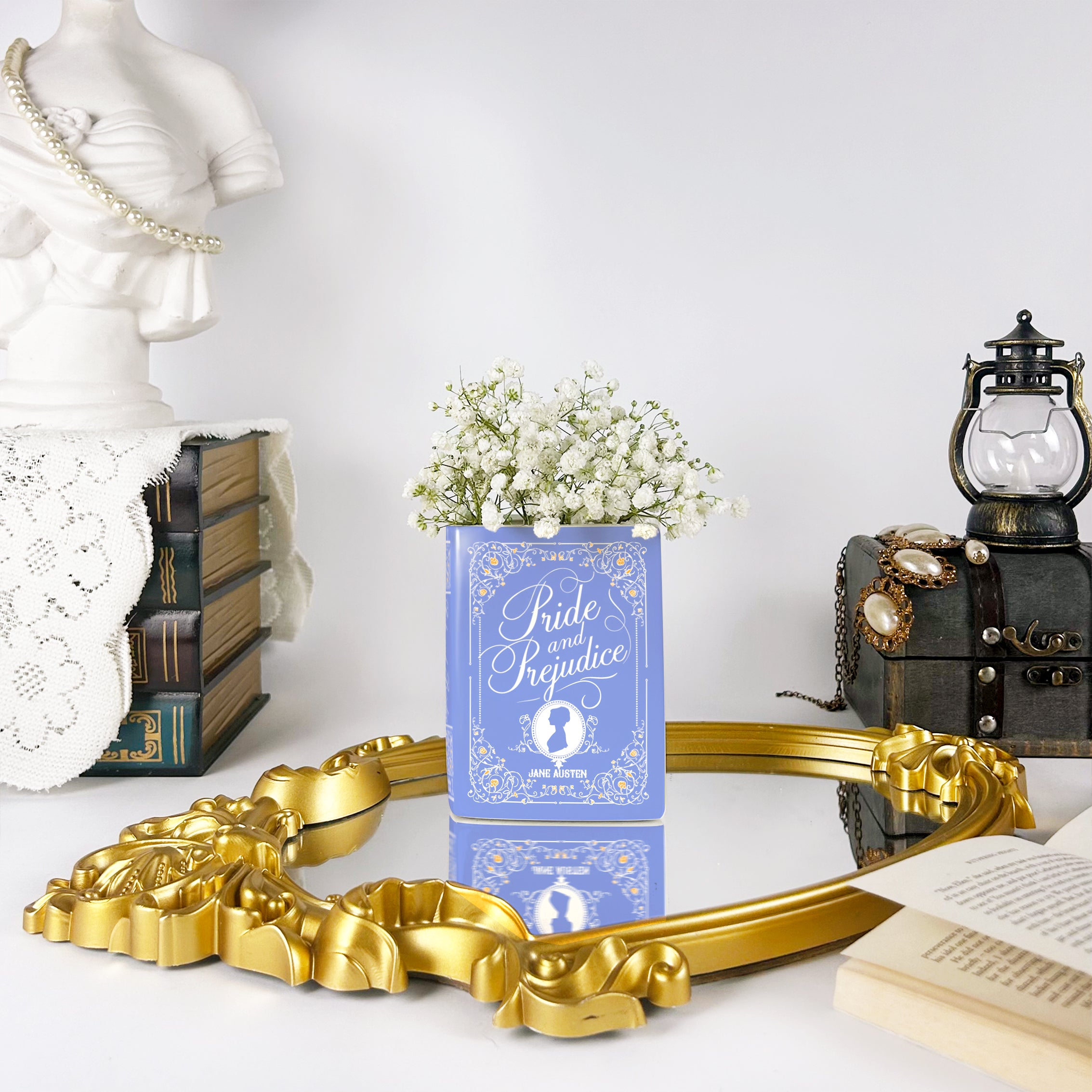 Pride and Prejudice Ceramic Book Vase - II - Small