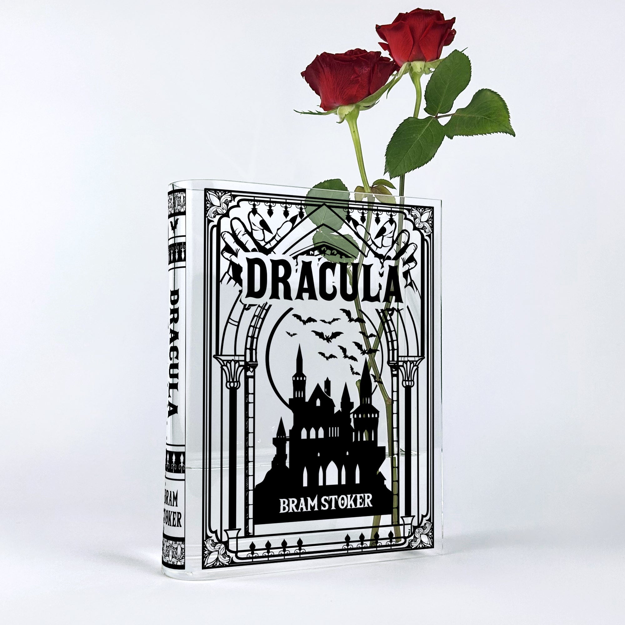 Dracula Acrylic Book Vase - Black