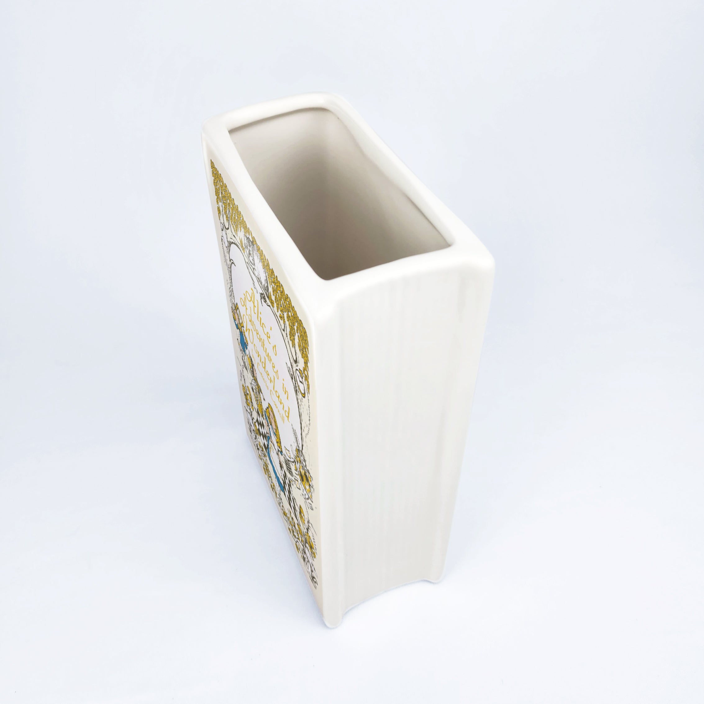Alice in Wonderland Ceramic Book Vase II - Large