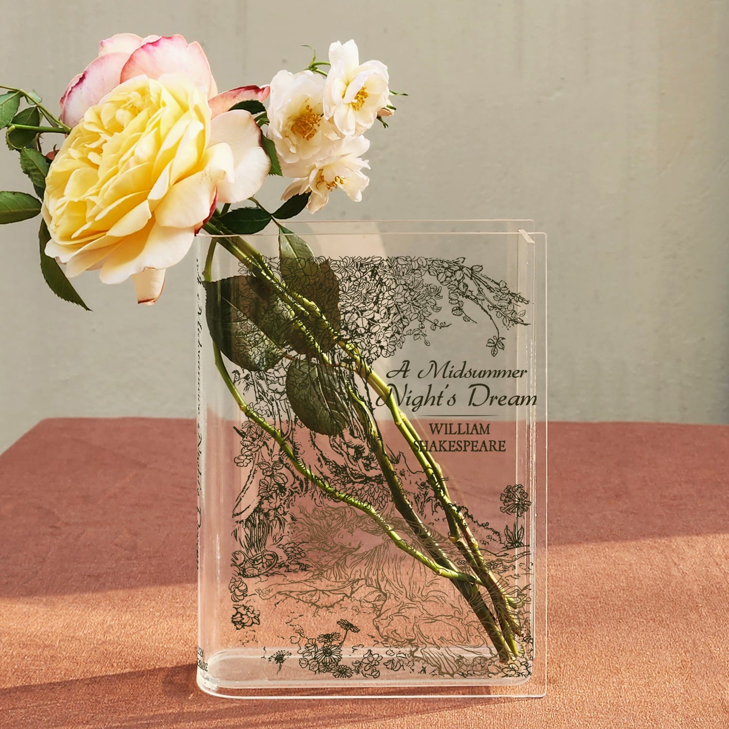 A Midsummer Night's Dream Acrylic Book Vase