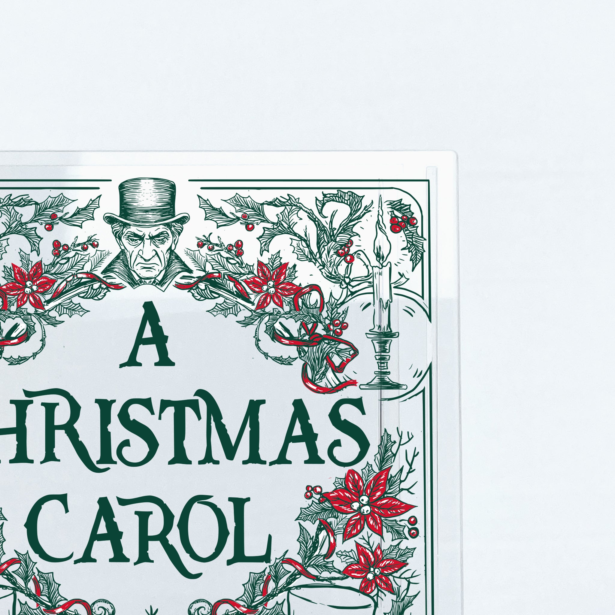 A Christmas Carol Acrylic Book Vase