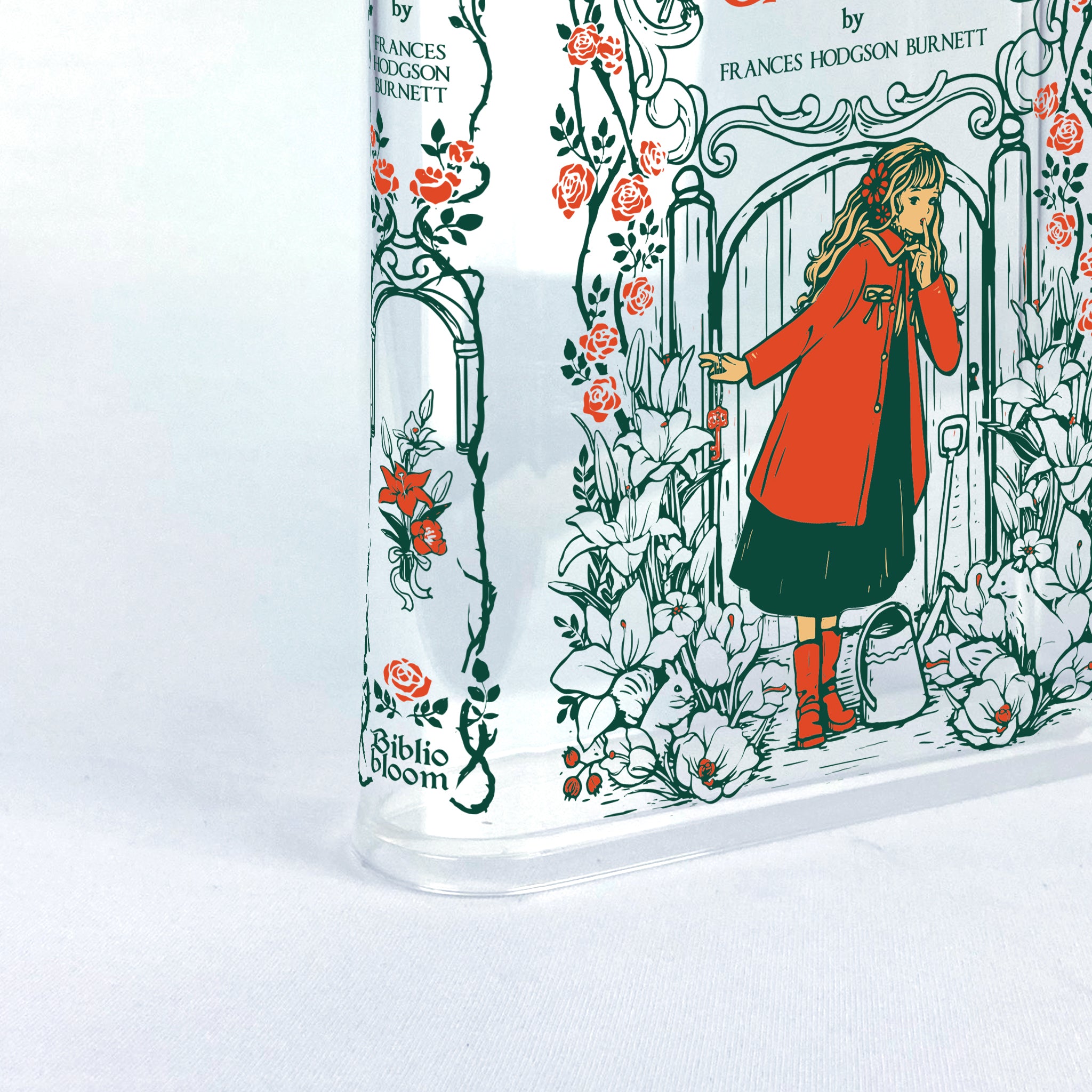 The Secret Garden Acrylic Book Vase - Blonde