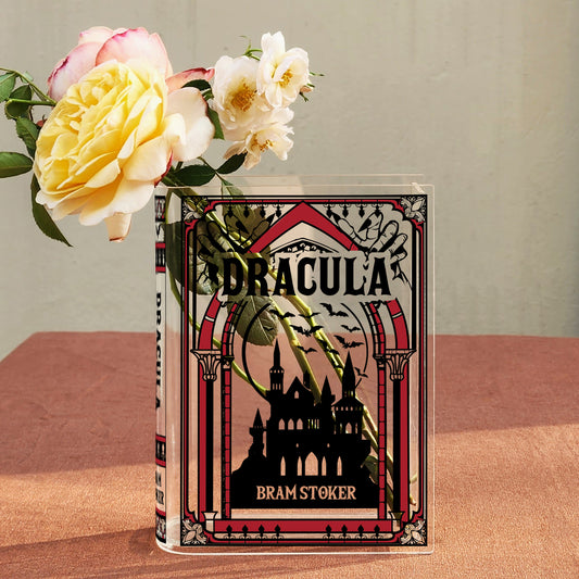 Dracula Acrylic Book Vase - Colorful