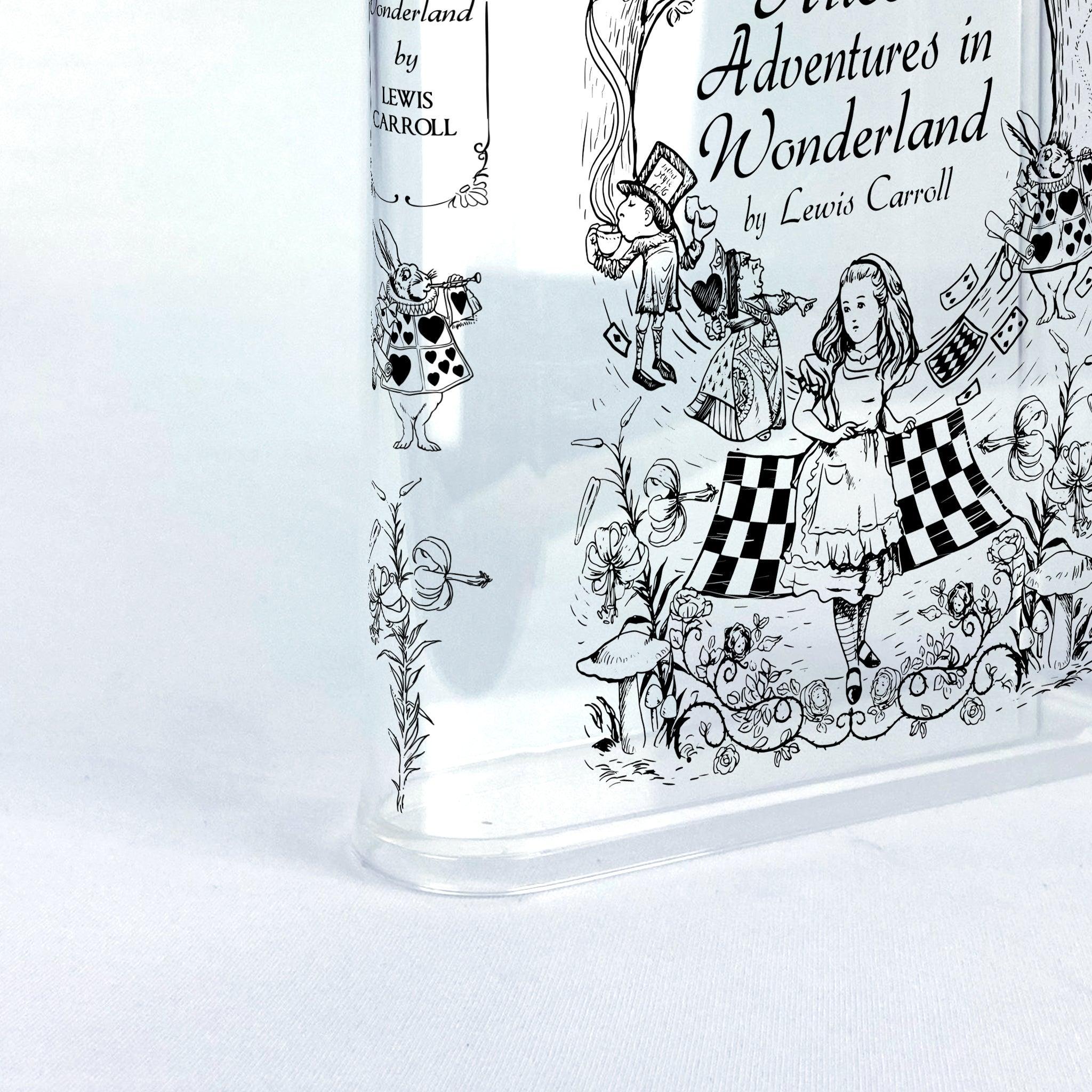 Alice in Wonderland Acrylic Book Vase - II