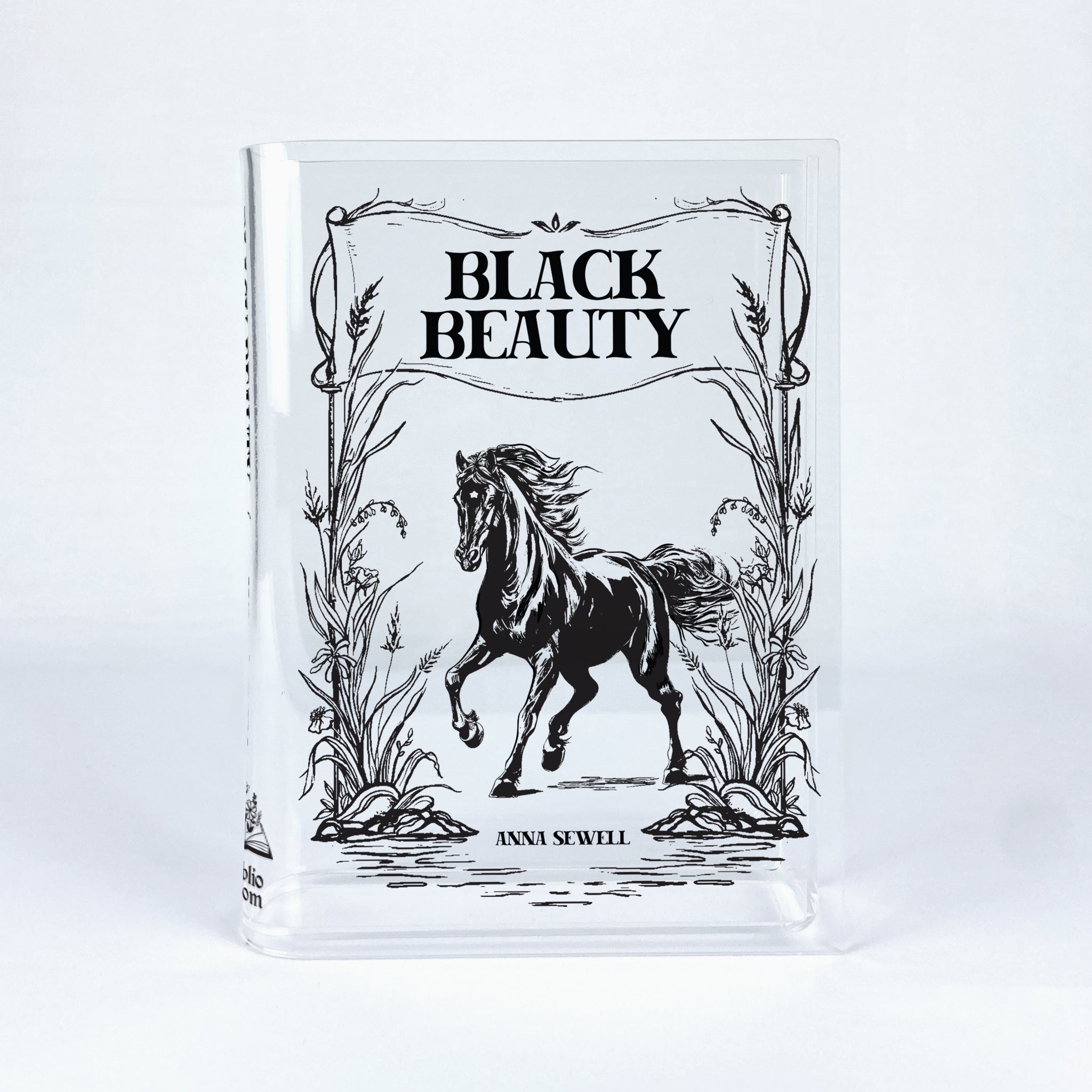 Black Beauty Acrylic Book Vase