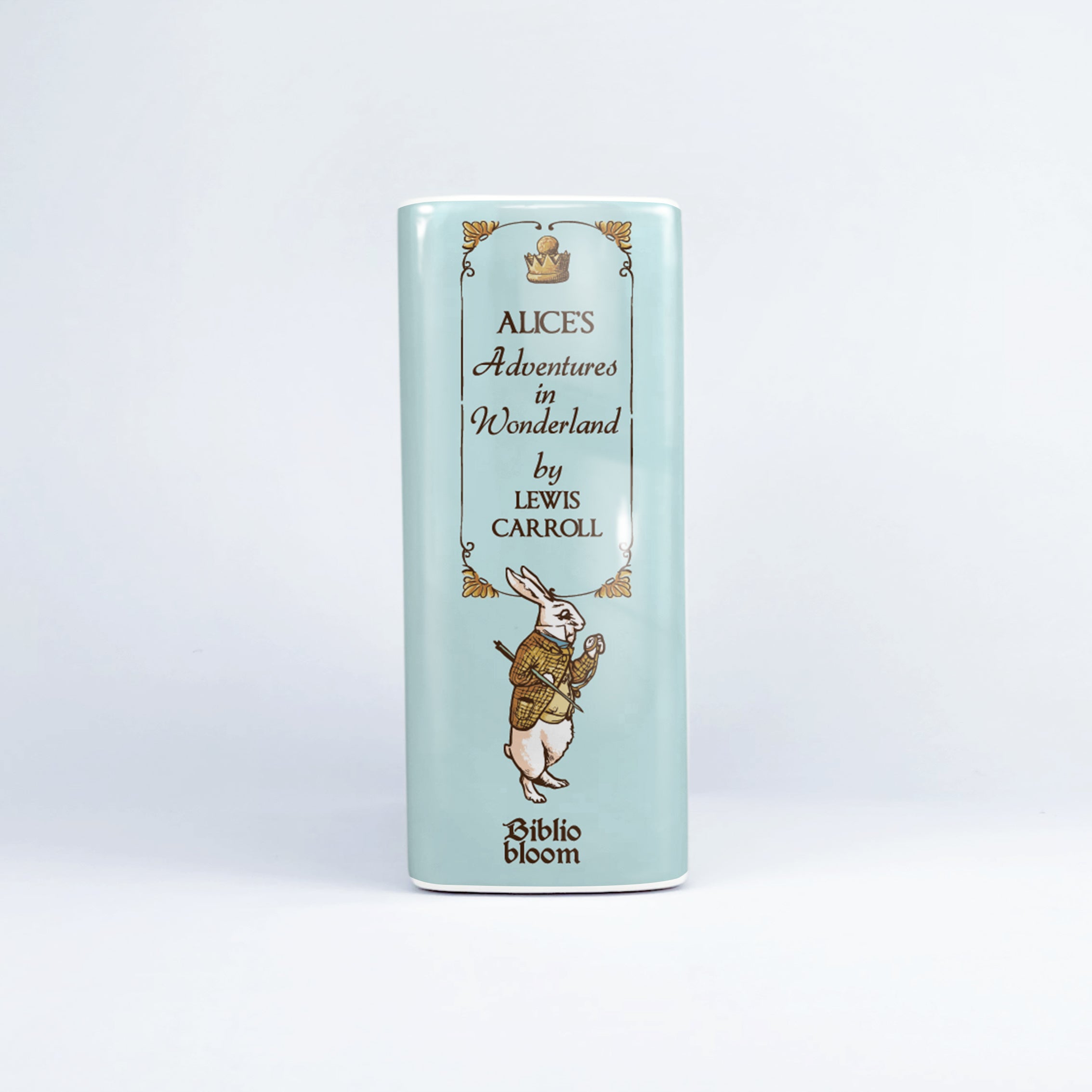 Alice in Wonderland Ceramic Book Vase - Small