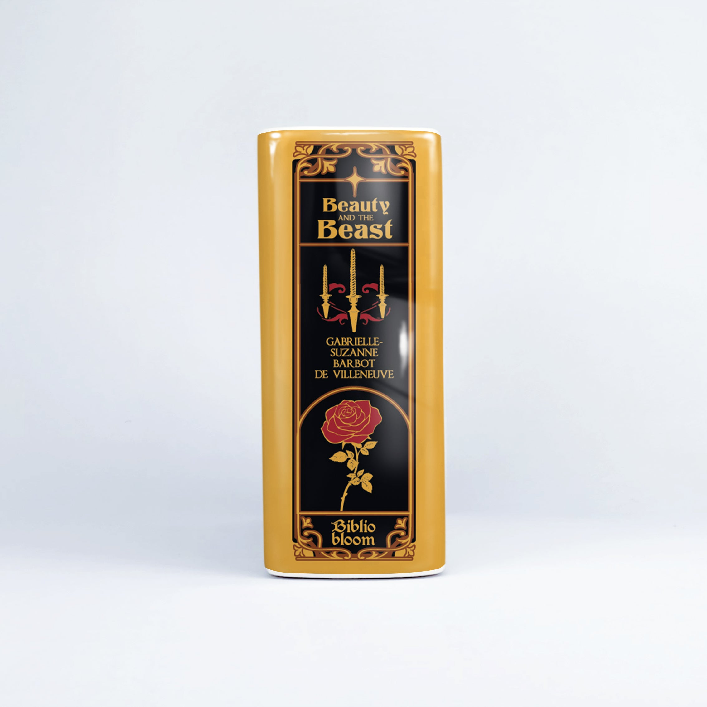 Beauty and the Beast Ceramic Book Vase - Small