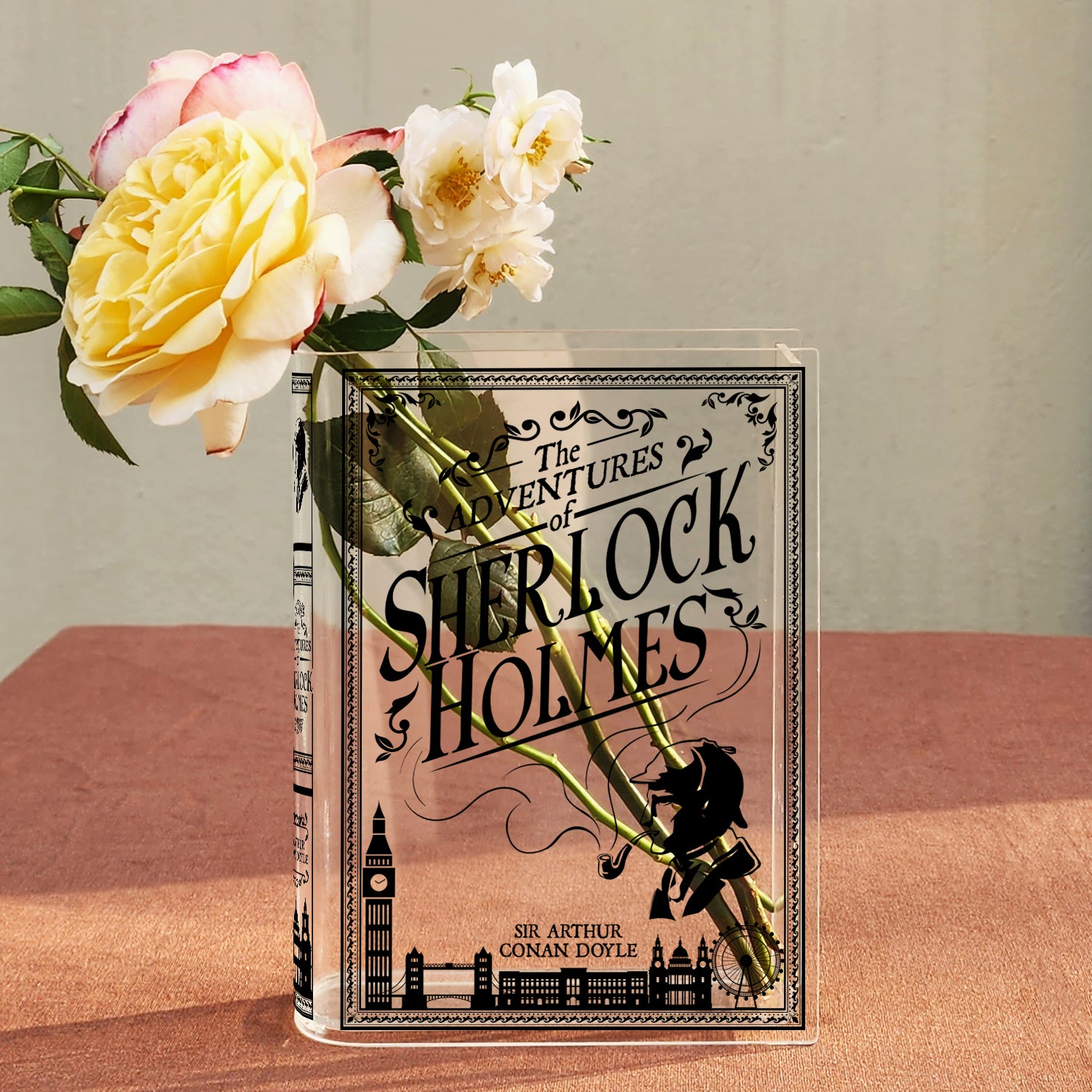 Sherlock Holmes Acrylic Book Vase