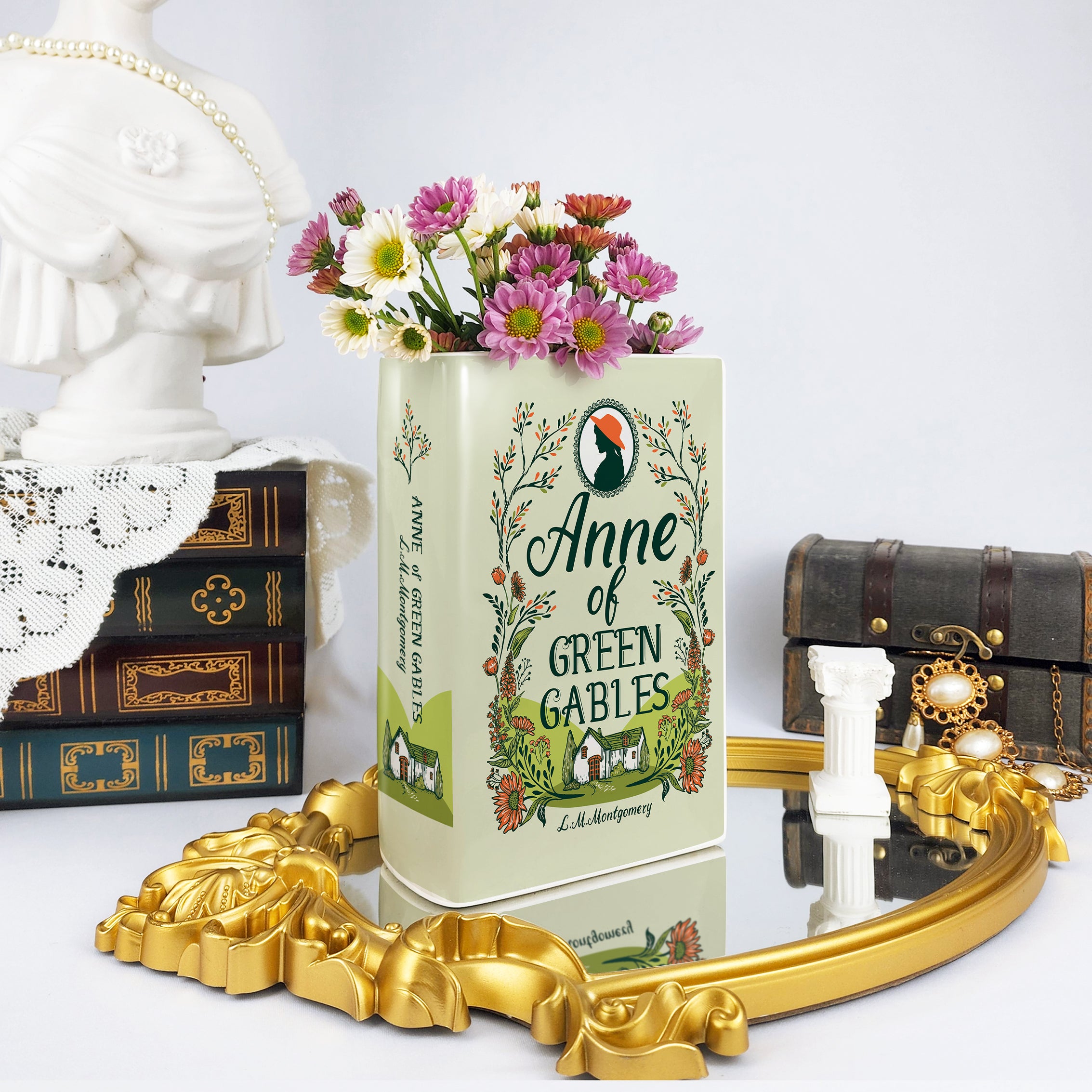Anne of Green Gables Ceramic Book Vase - Large