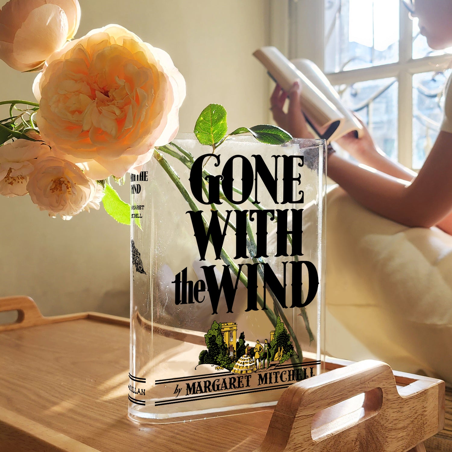Gone with the Wind Acrylic Book Vase
