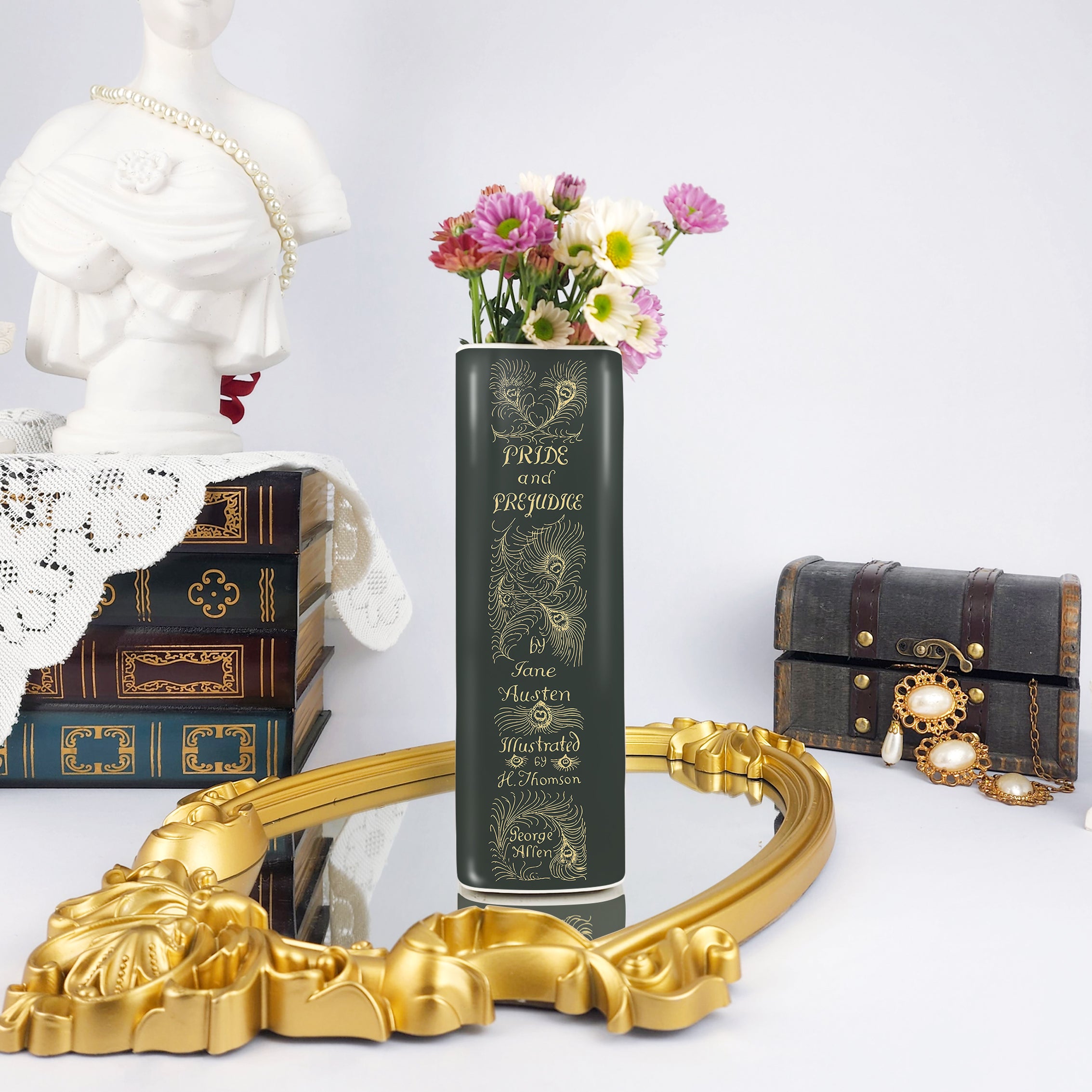 Pride and Prejudice Ceramic Book Vase - Large