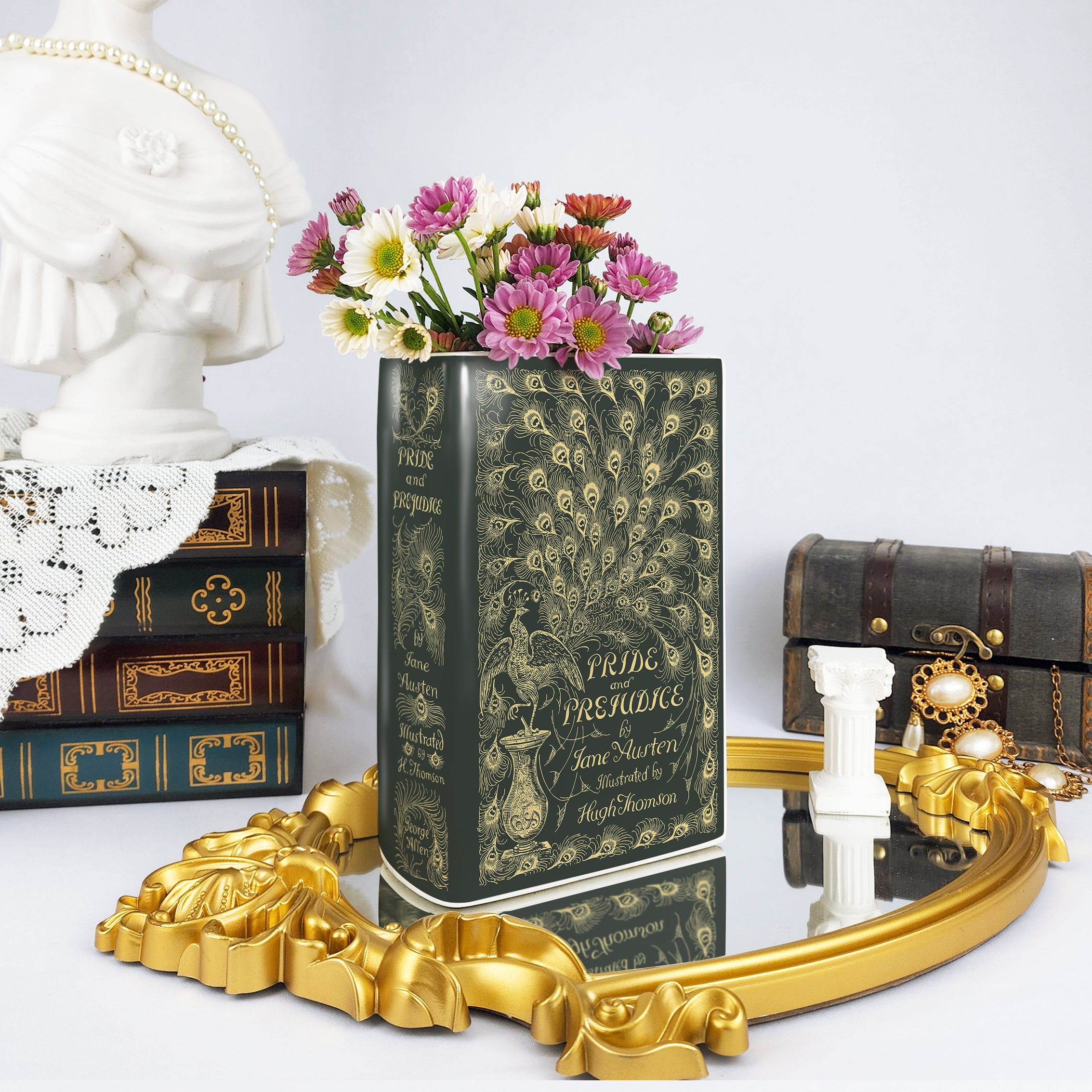 Pride and Prejudice Ceramic Book Vase - Large