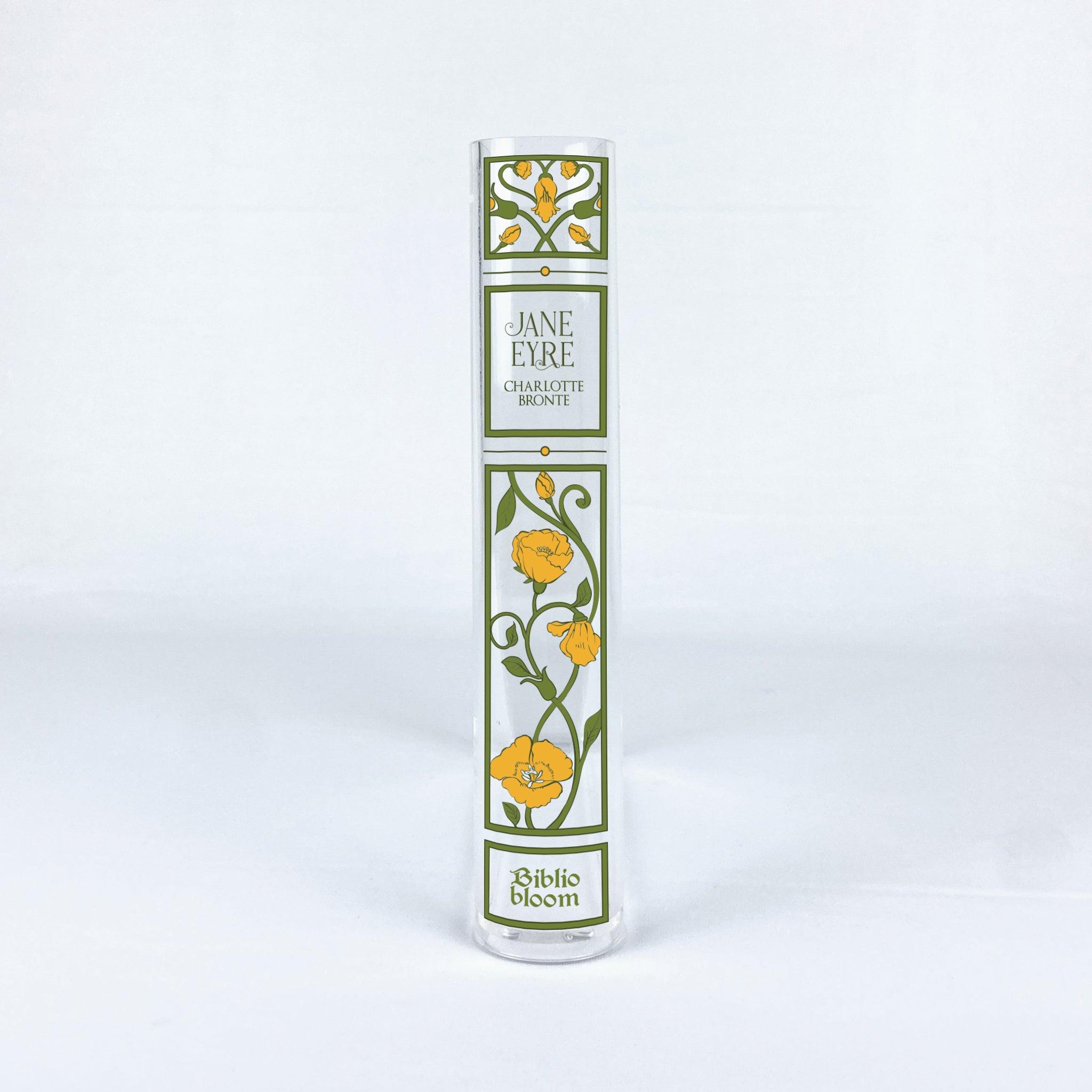 Jane Eyre Acrylic Book Vase - Colorful