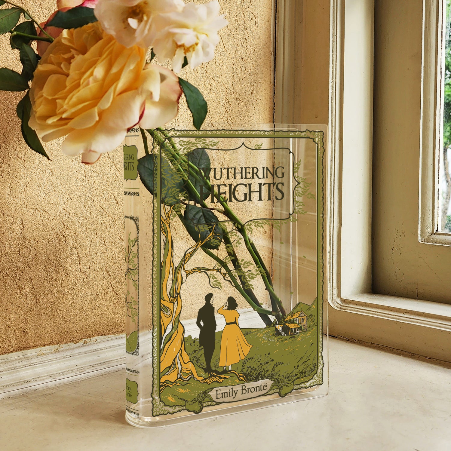 Wuthering Heights Acrylic Book Vase - Colorful