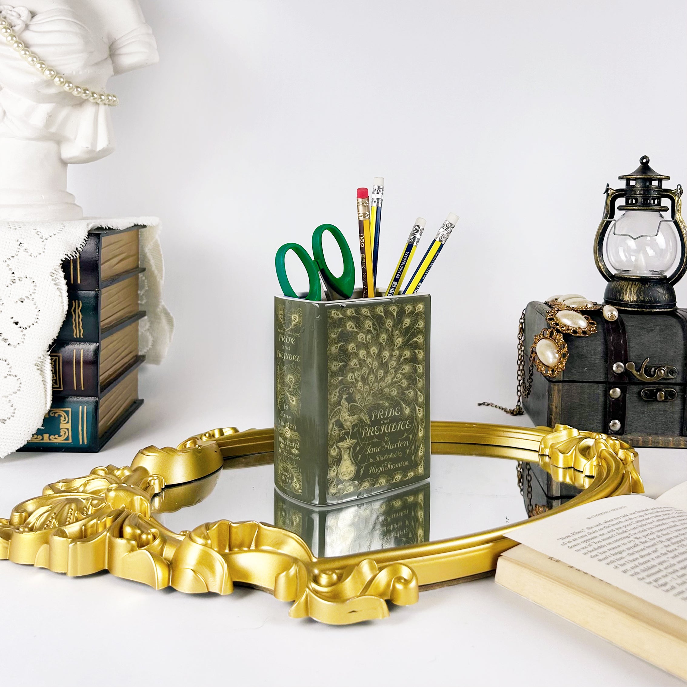 Pride and Prejudice Ceramic Book Vase - Small