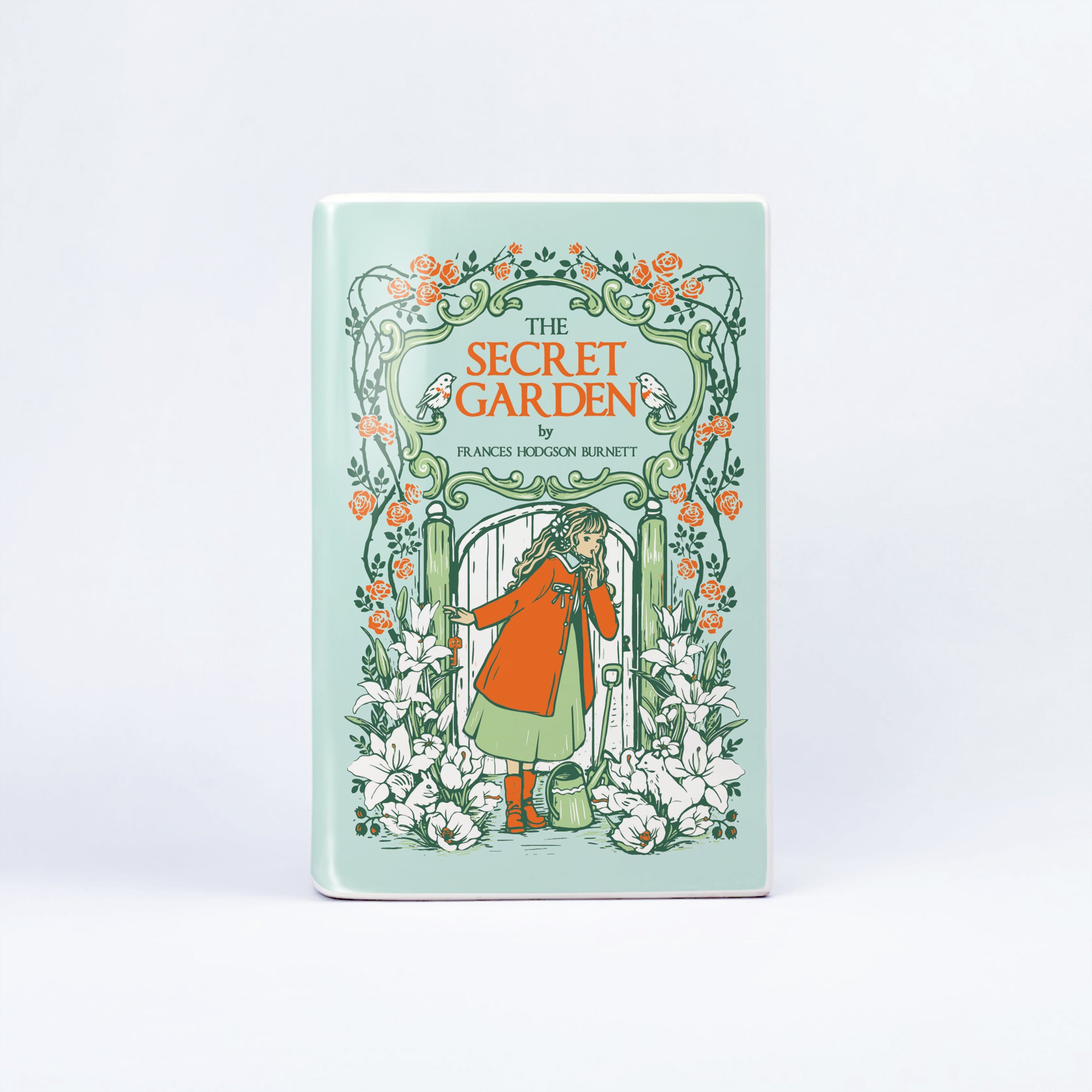The Secret Garden Ceramic Book Vase - Large
