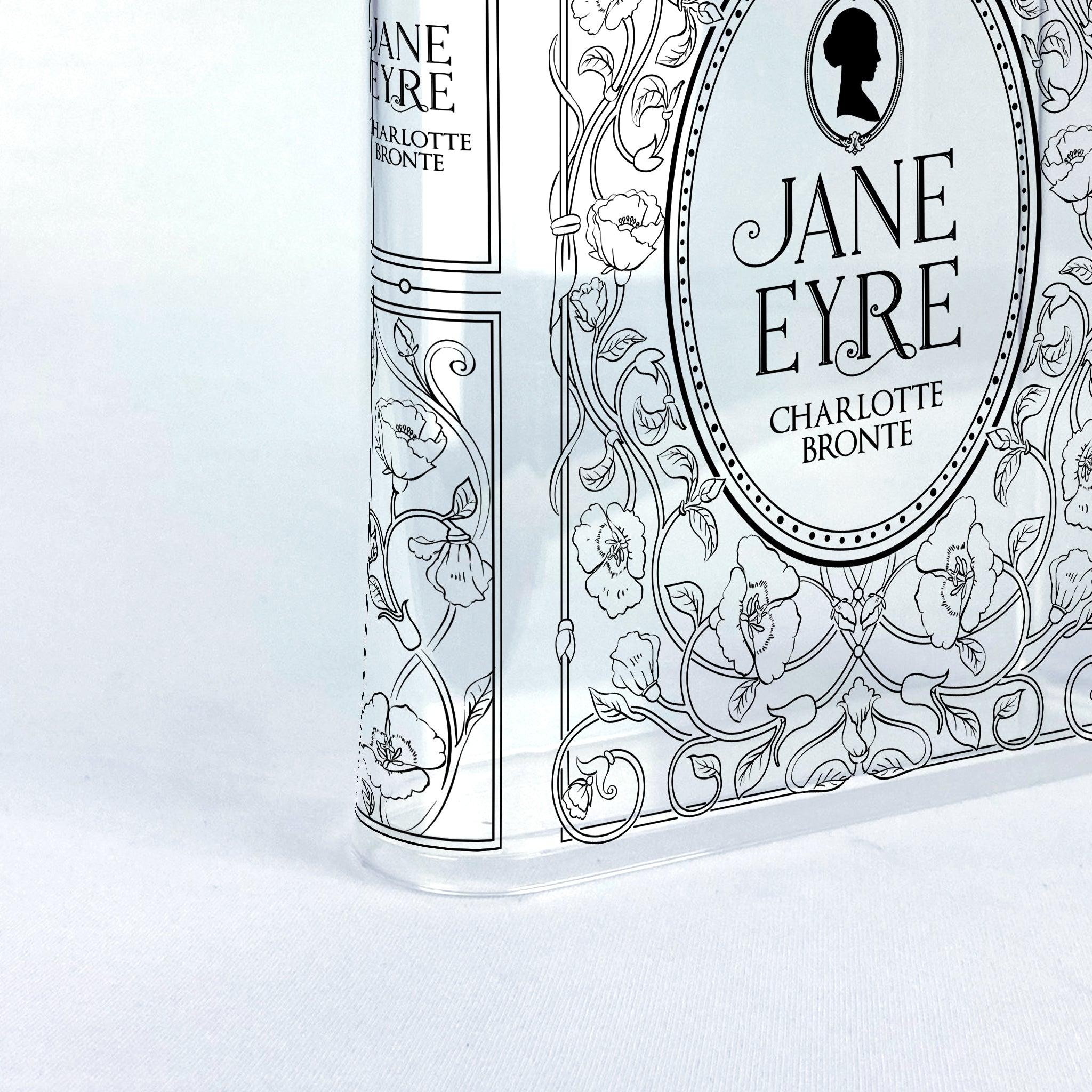 Jane Eyre Acrylic Book Vase - Black