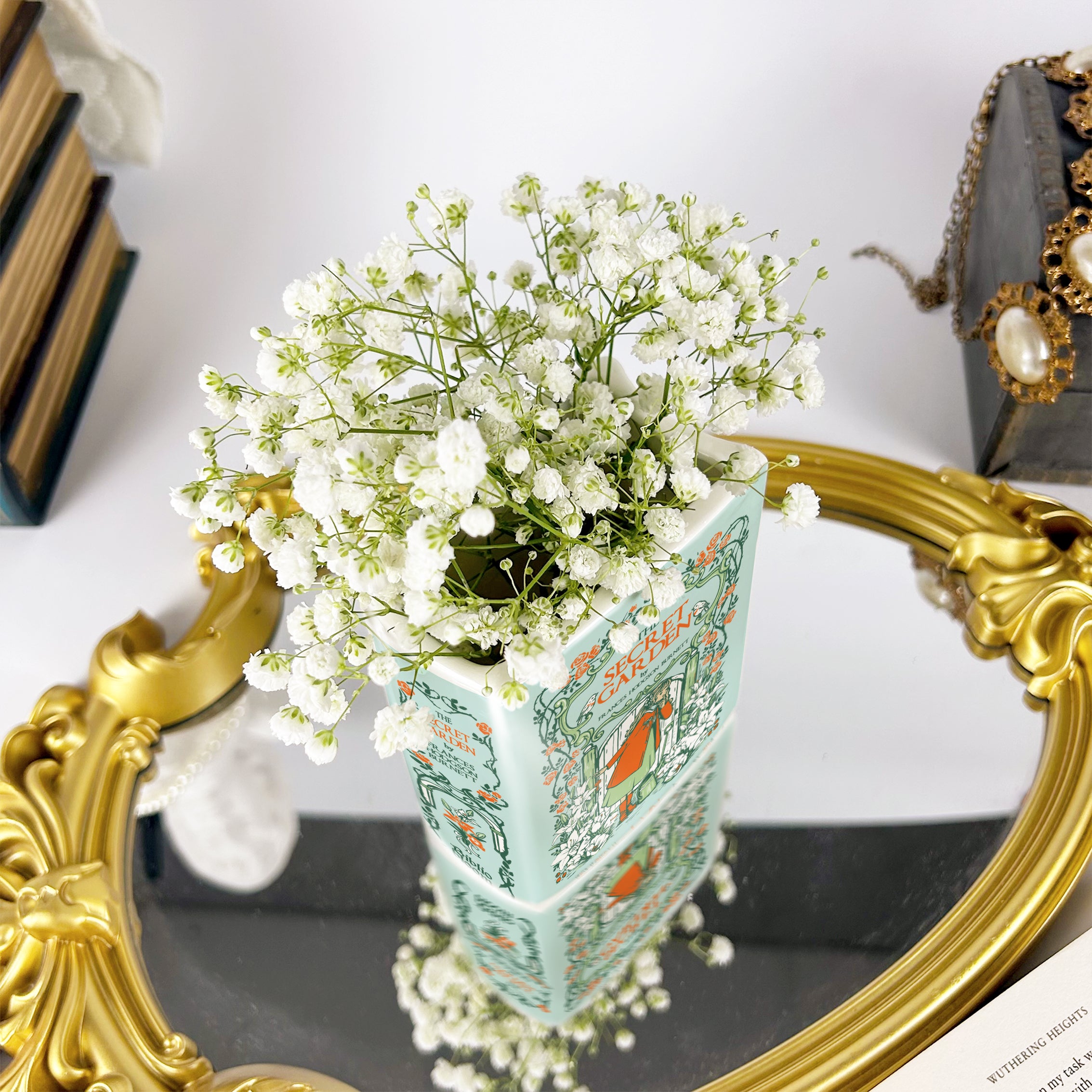 The Secret Garden Ceramic Book Vase - Small