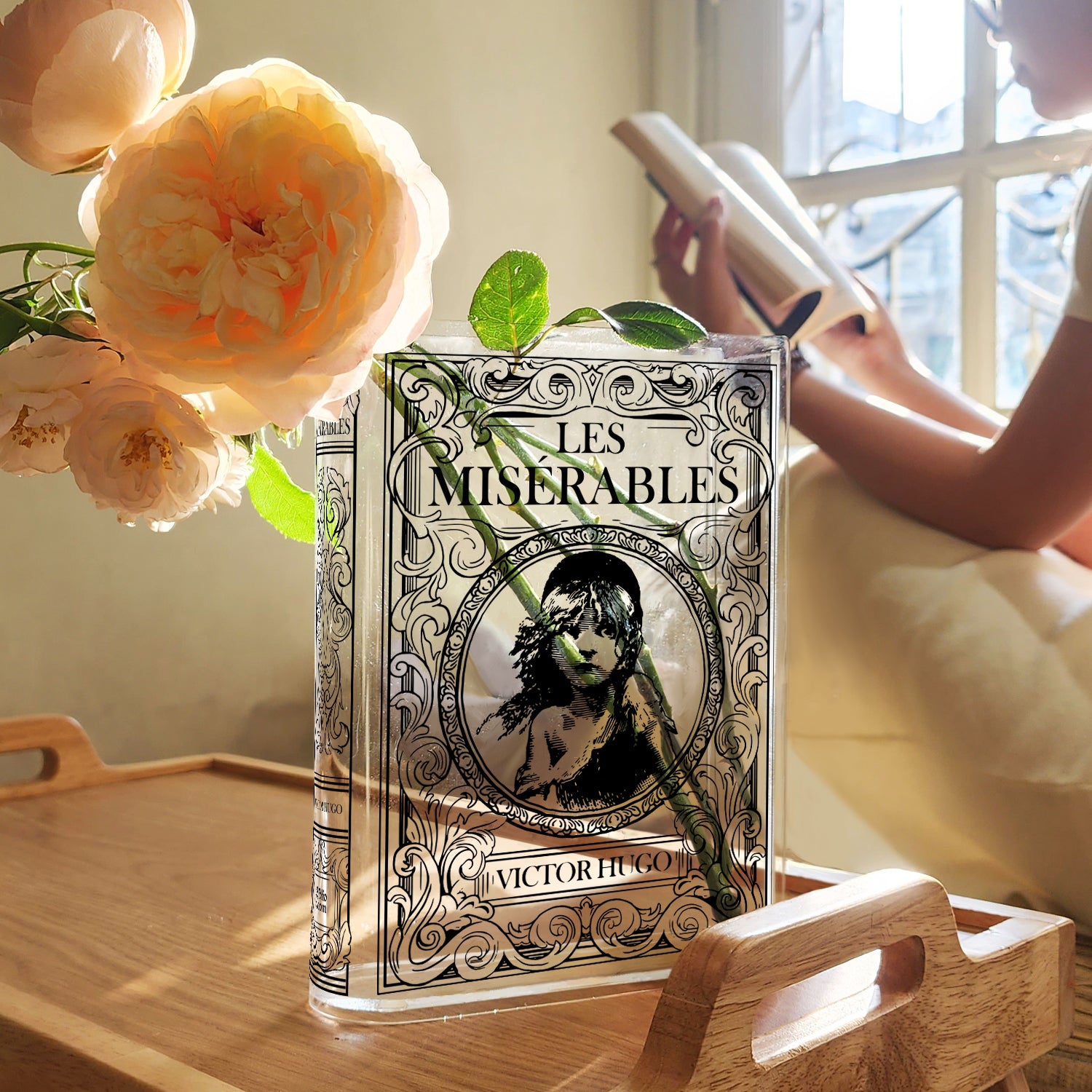 Les Misérables Acrylic Book Vase