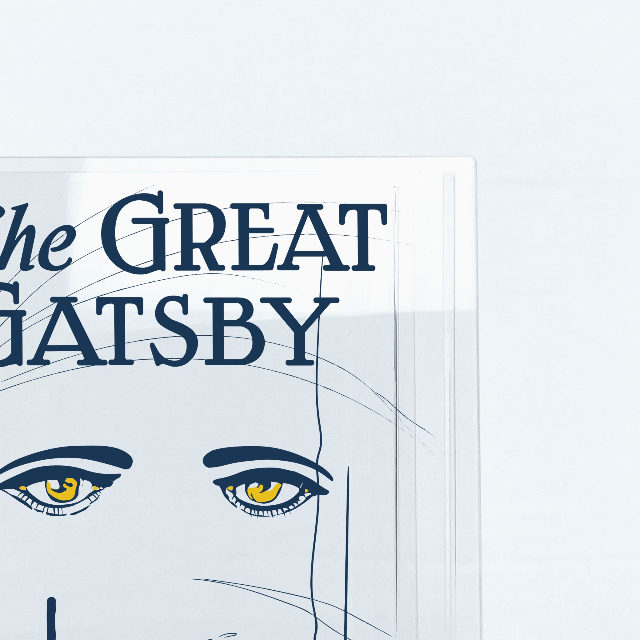 The Great Gatsby Acrylic Book Vase - Colorful