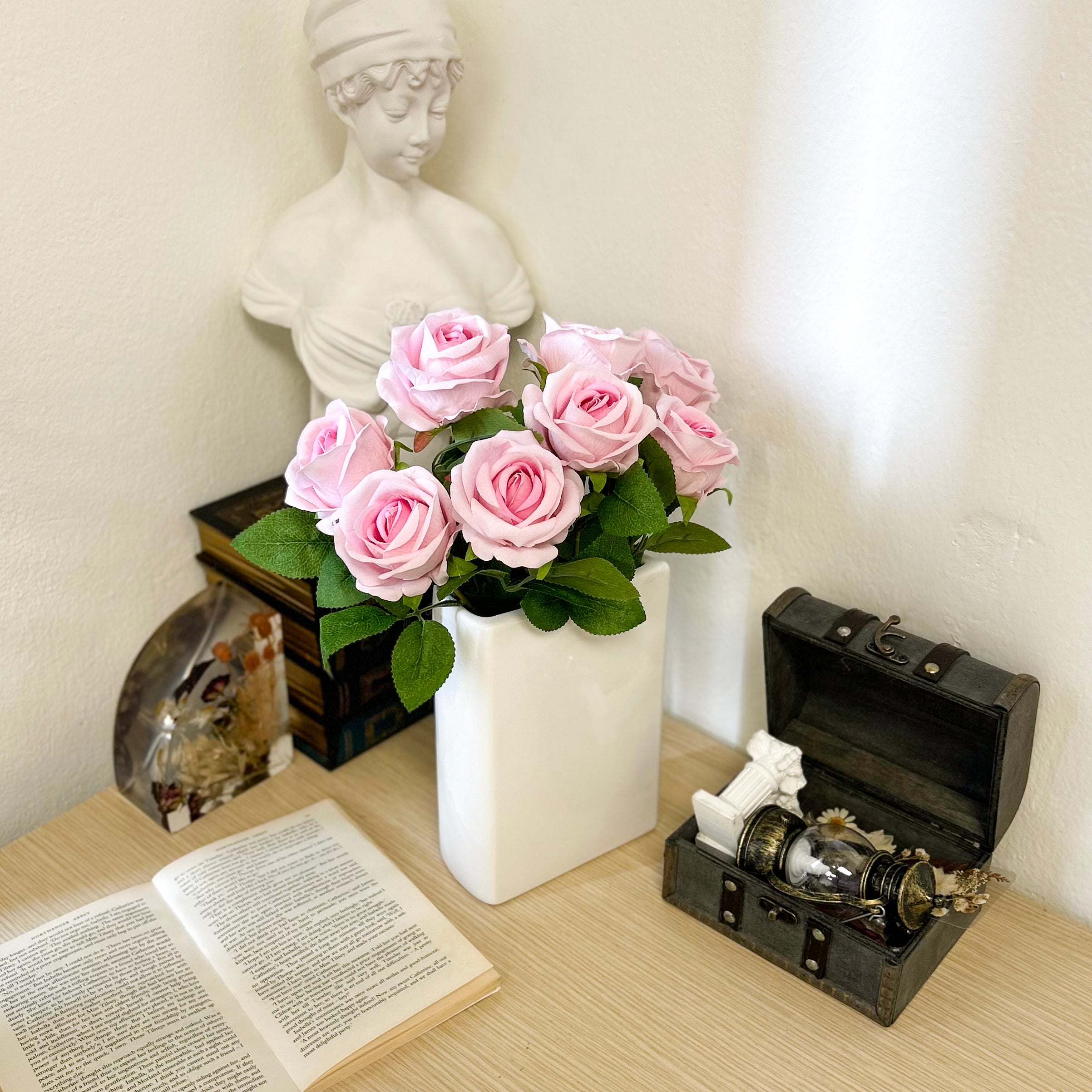 8PCS Artificial Roses